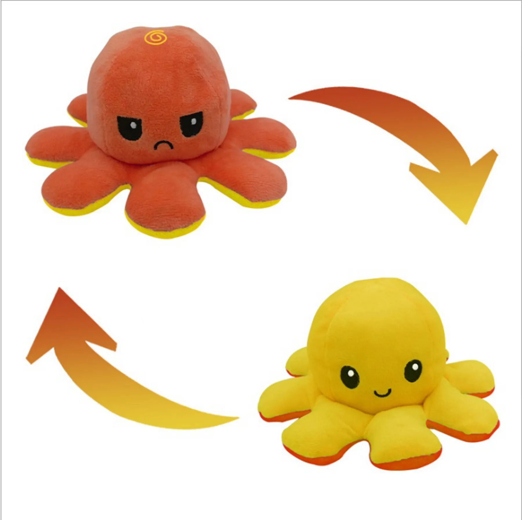 Cute Double-Sided Flipped Octopus Plush Toy 6