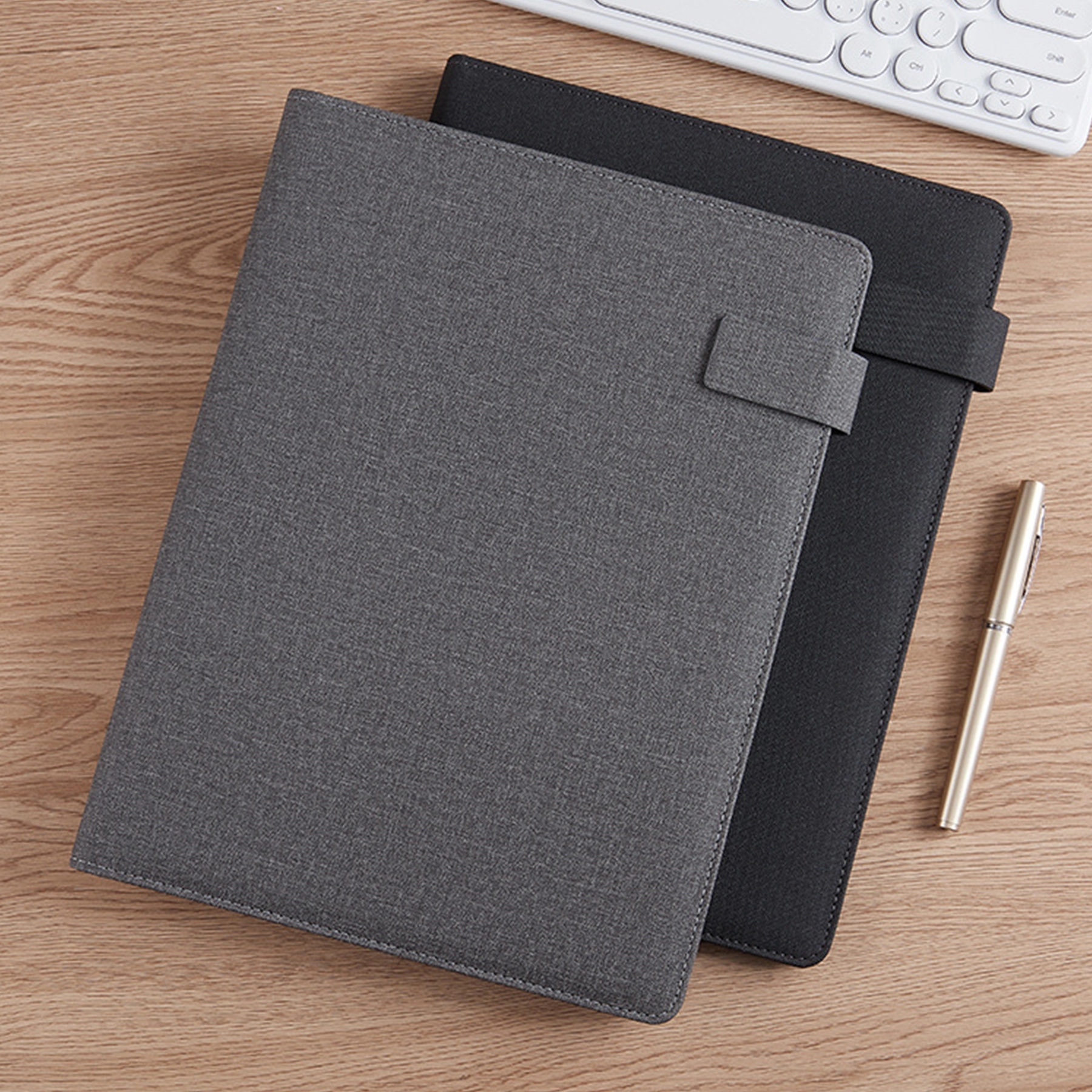 Business Portfolio Notebook With Phone Stand Holder 7