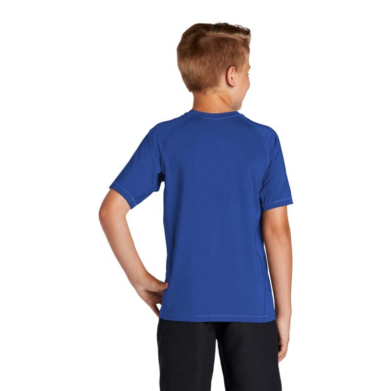 Sport-Tek Youth Rashguard Tee. 5