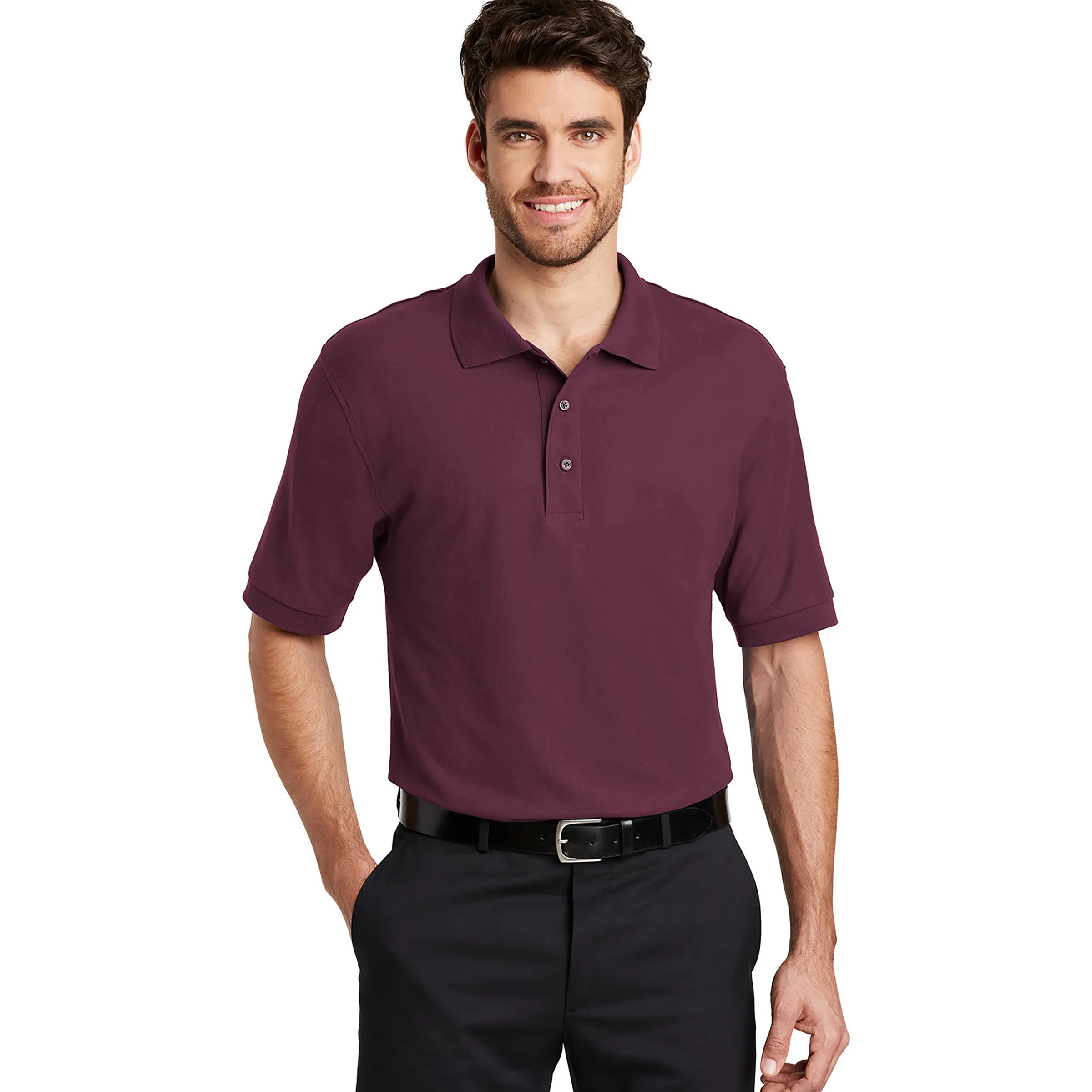 PORT AUTHORITY(R) SILK TOUCH(TM) POLO 106