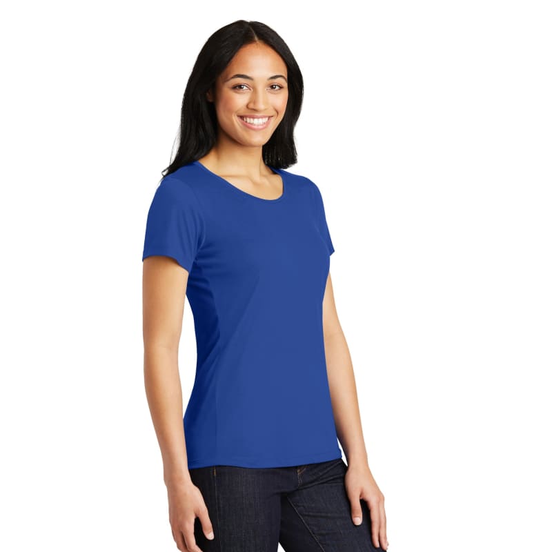Sport-Tek Women's PosiCharge Competitor Cotton Touch Scoop Neck Tee. 17
