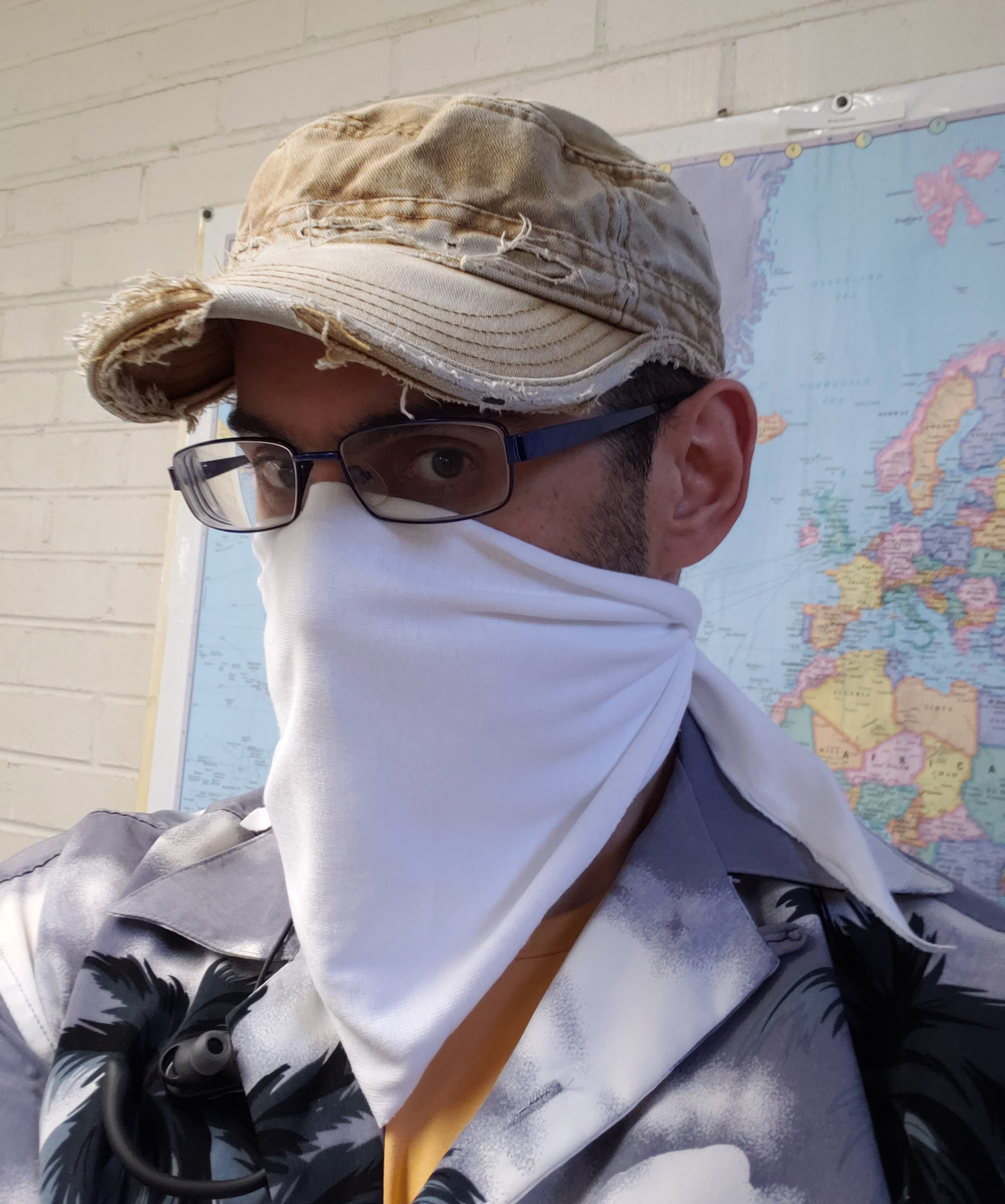 Diamond TShirt Bandanna Mask 2