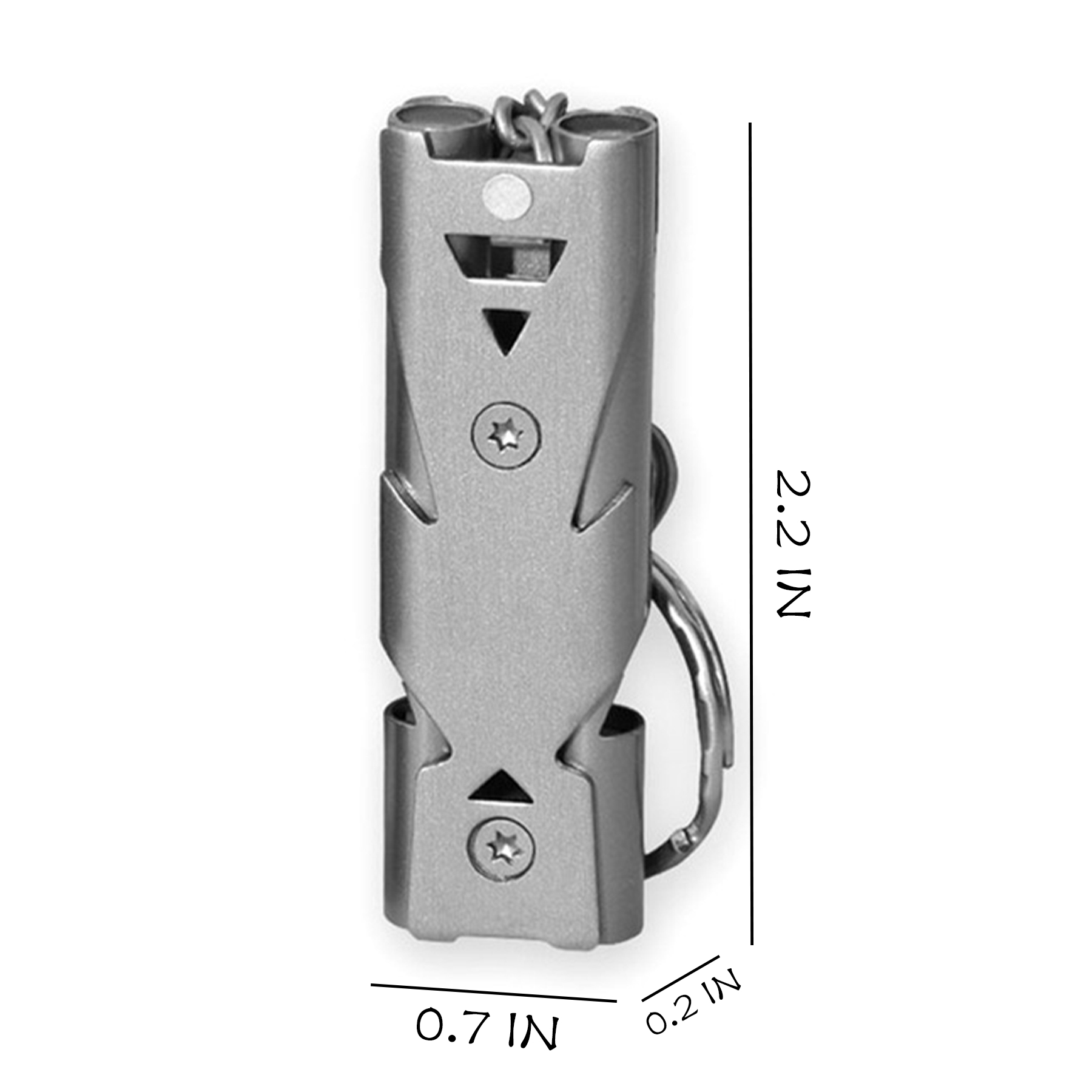 Stainless Steel Outdoor Rescue Whistle 1