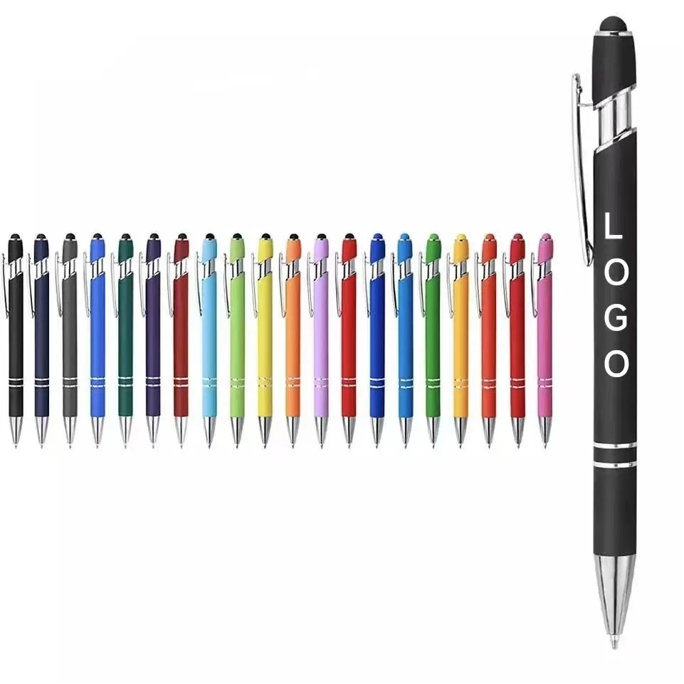 Pen With Soft Rubberized Grip 12