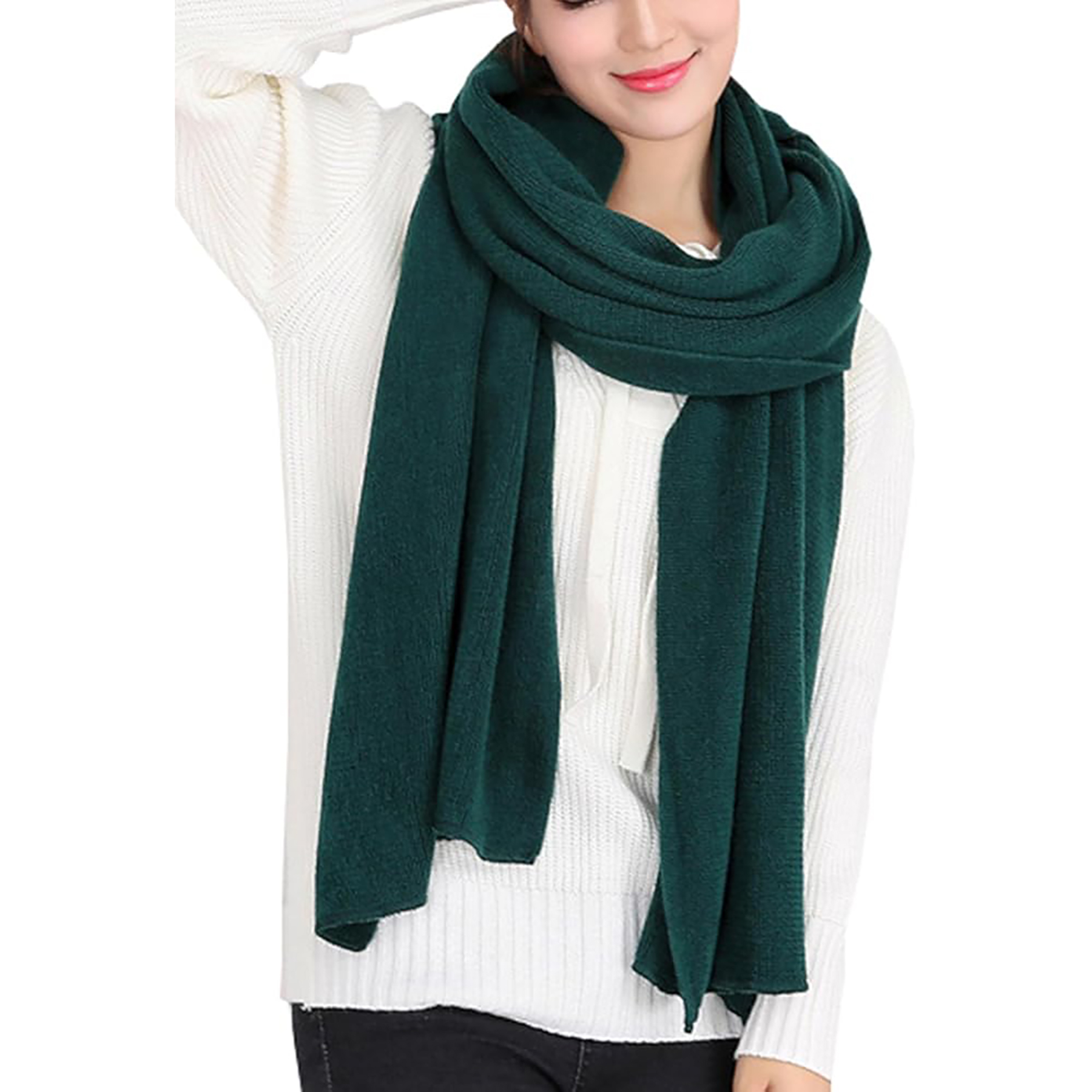 Women's Winter Warm Shawl Large Scarf 14