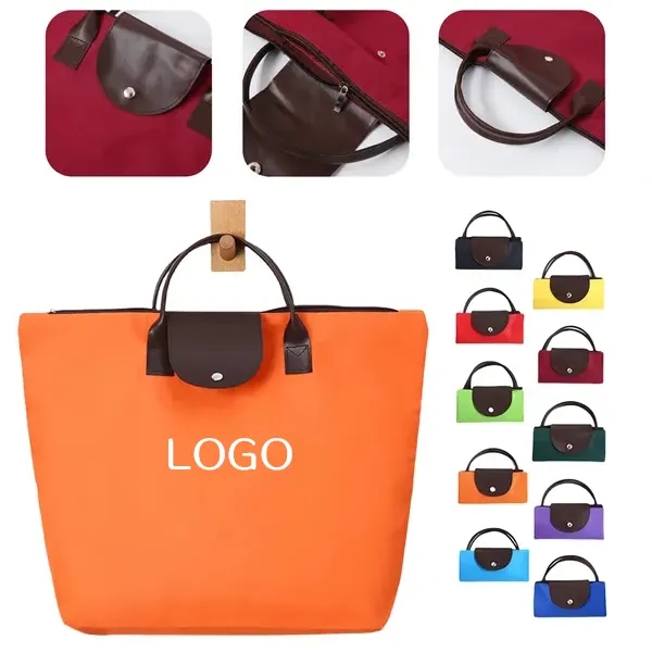 Foldable Shopping Bag with Oxford Cloth Tote, custom tote bag with logo imprint 12
