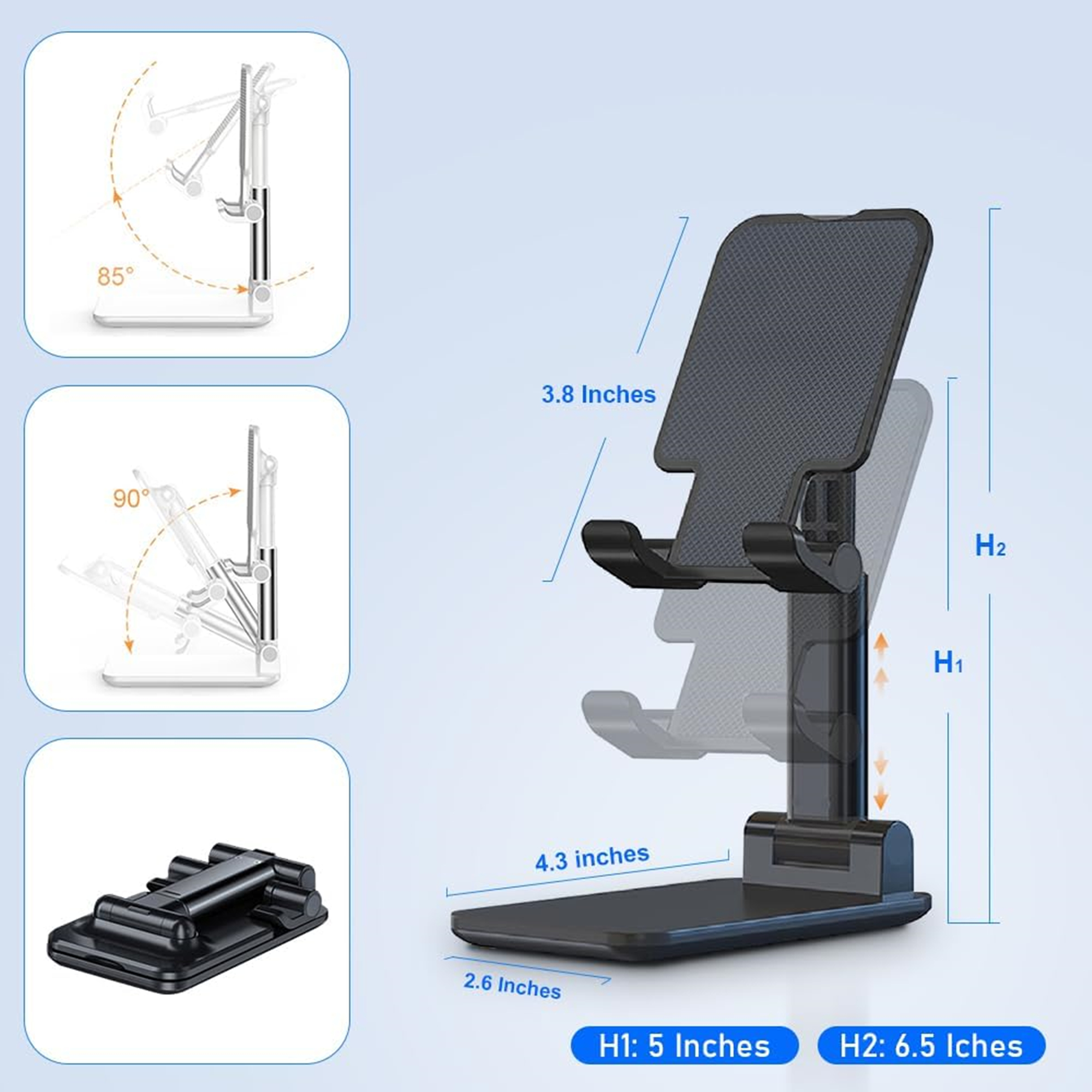 Cell Phone Holder With Silicon Pad 2