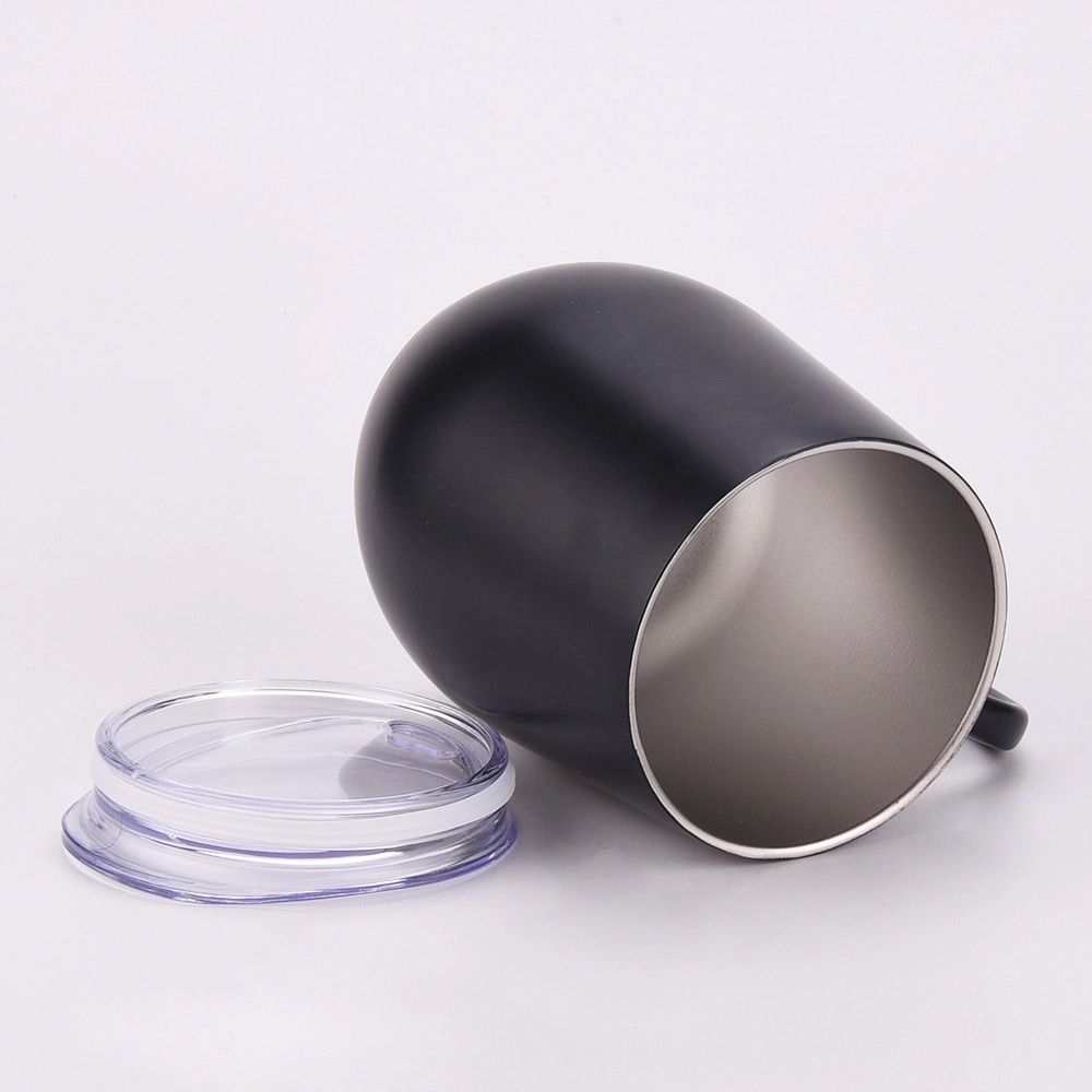 12Oz Stainless Steel Vacuum Insulated Wine Tumbler Handle 4