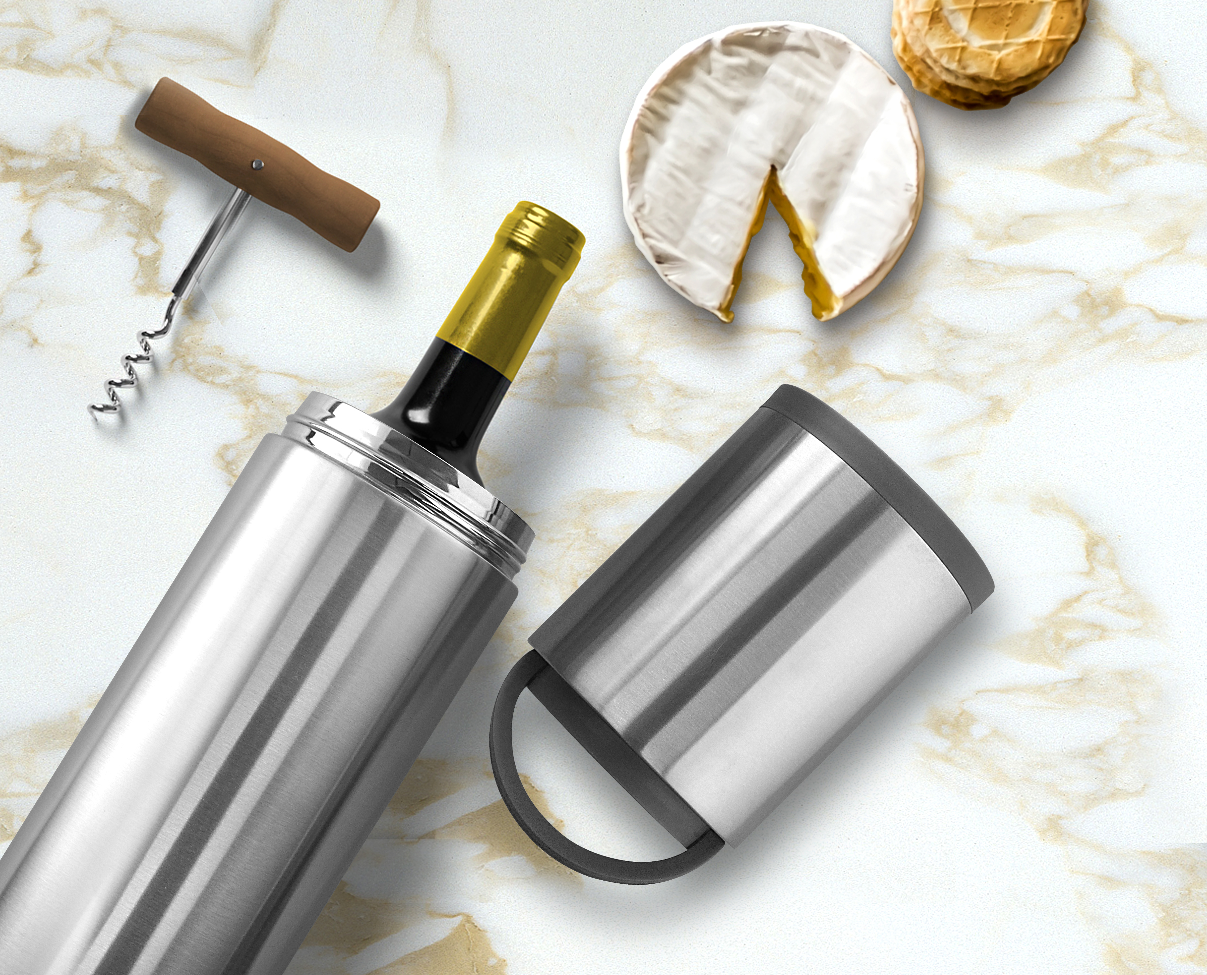 Asobu Vin Blanc Portable Wine Chiller 18
