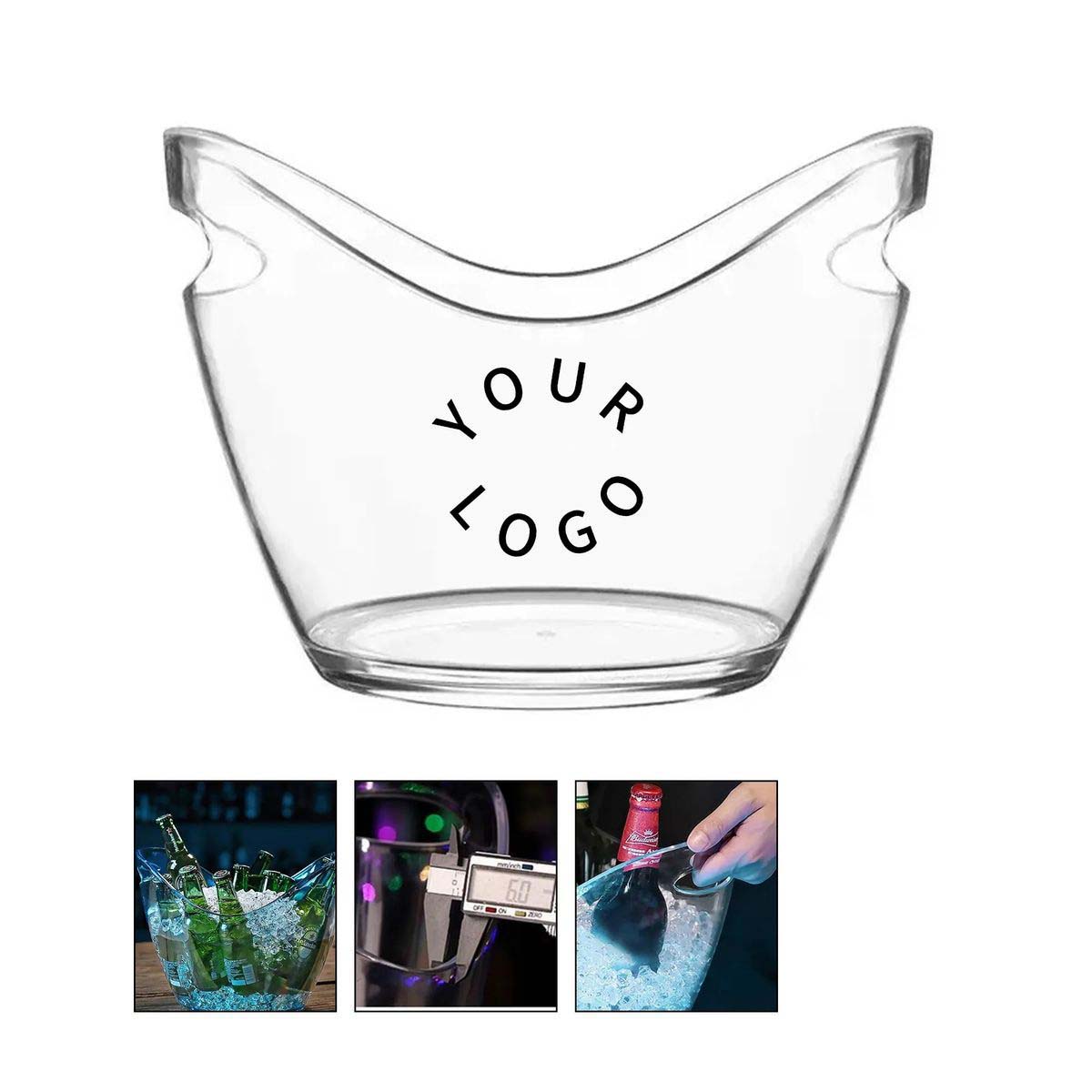 Transparent Ice Bucket for Wine Beer or Champagne 1