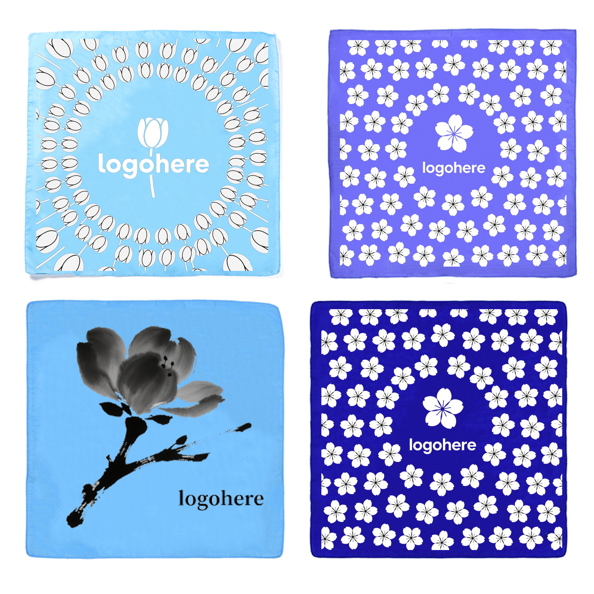MOQ 100 pcs Quick Dry Custom Cotton Bandana 3