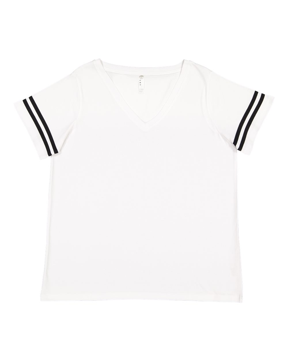Women's Curvy Collection Vintage Football Tee - 3837 13