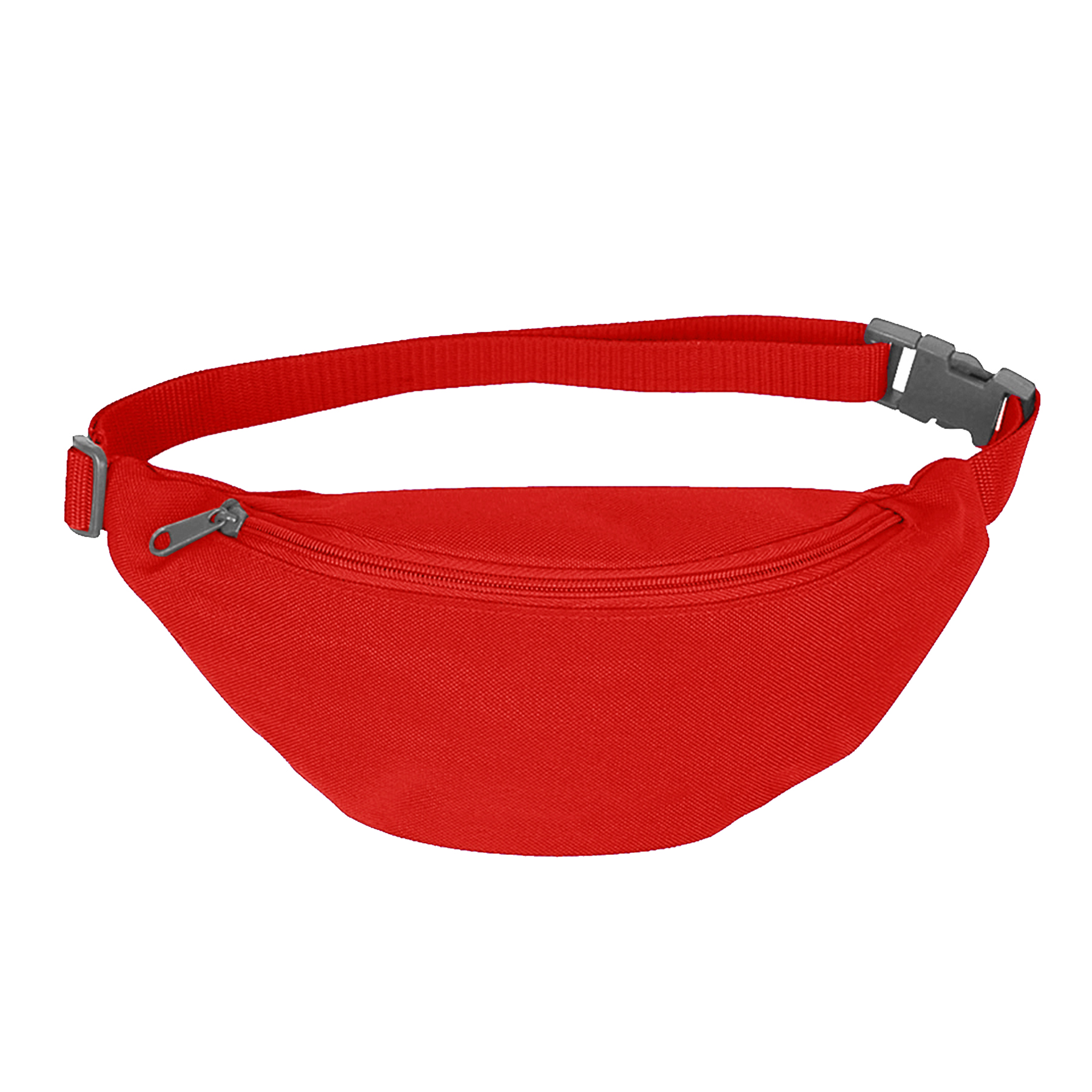 600D Polyester One Pocket Fanny Pack w/ Plastic Snap Closure 6