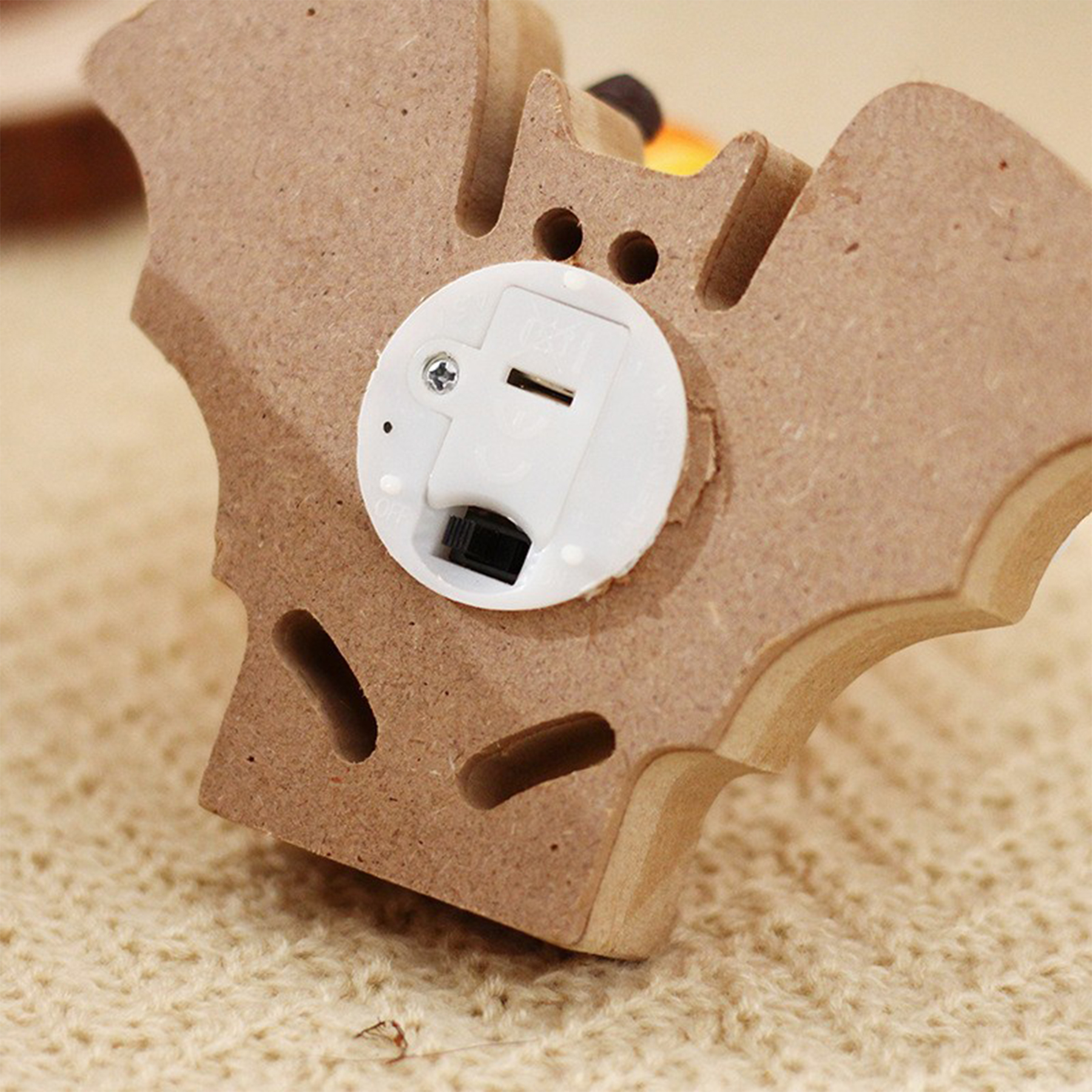Wooden pumpkin lantern 10