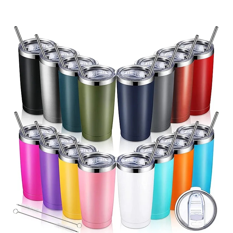20oz Tumbler with Lid and Straw 5