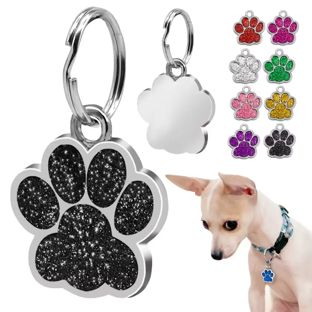 Paw Shaped Pet ID Tags 2