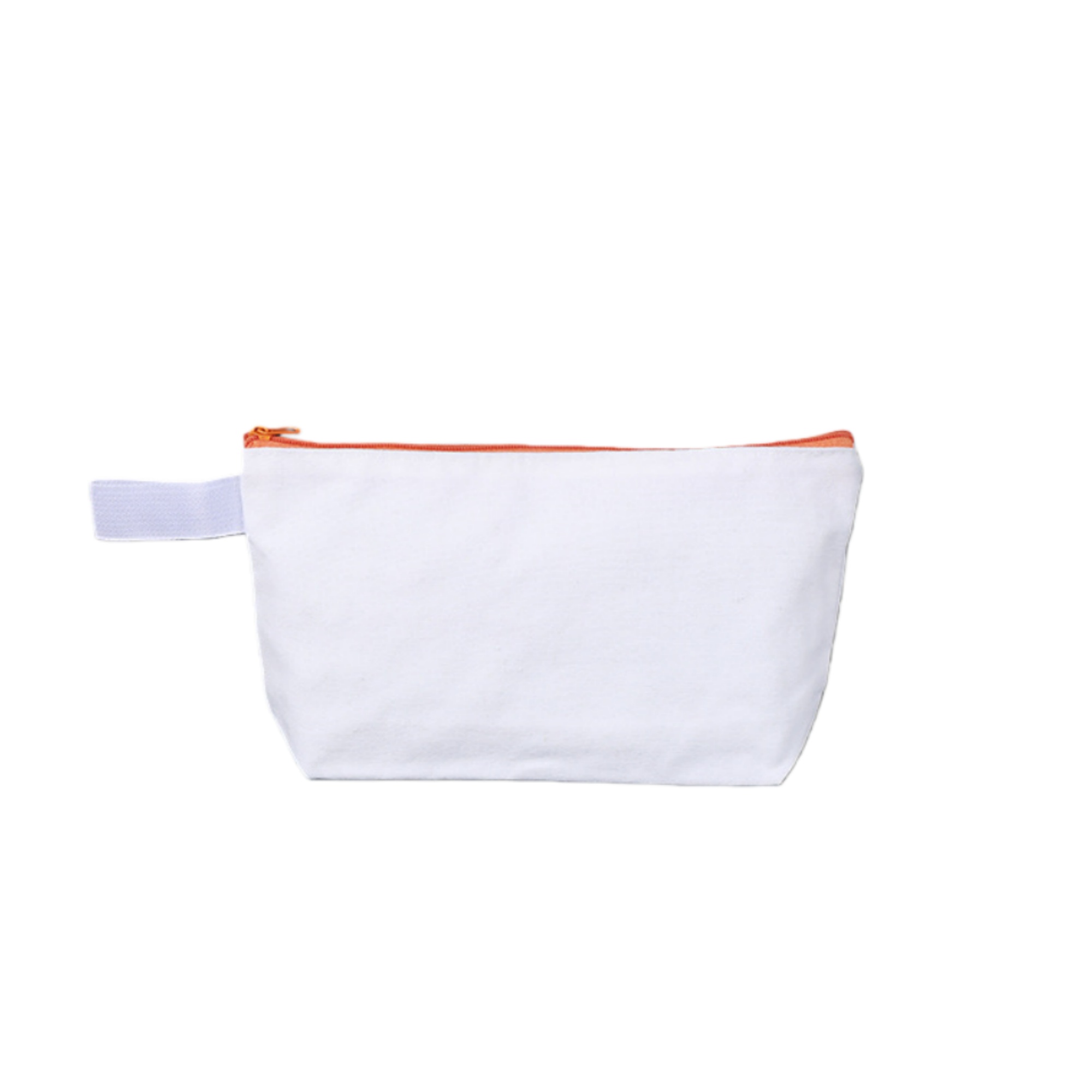 Multi-Purpose Canvas Makeup Bag with Bottom and Strap 10