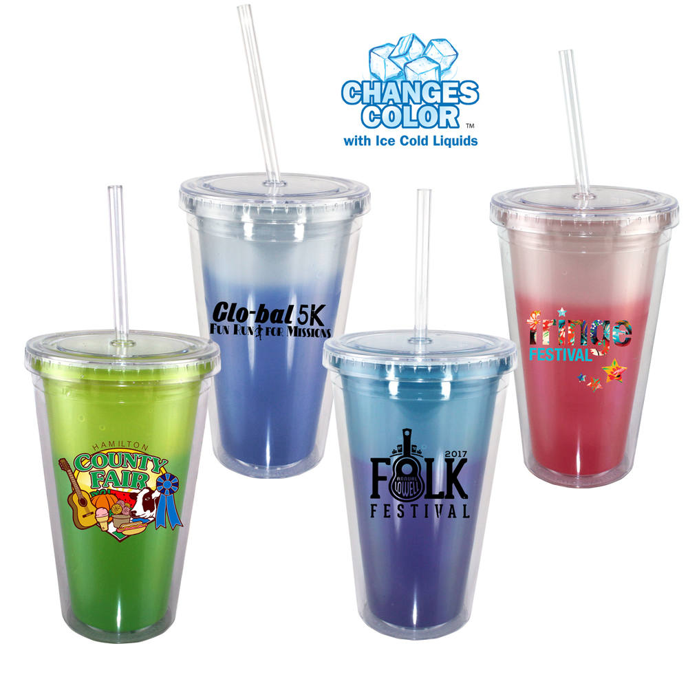 Mood™ 16 oz. Victory Acrylic Tumbler with Straw Lid 3