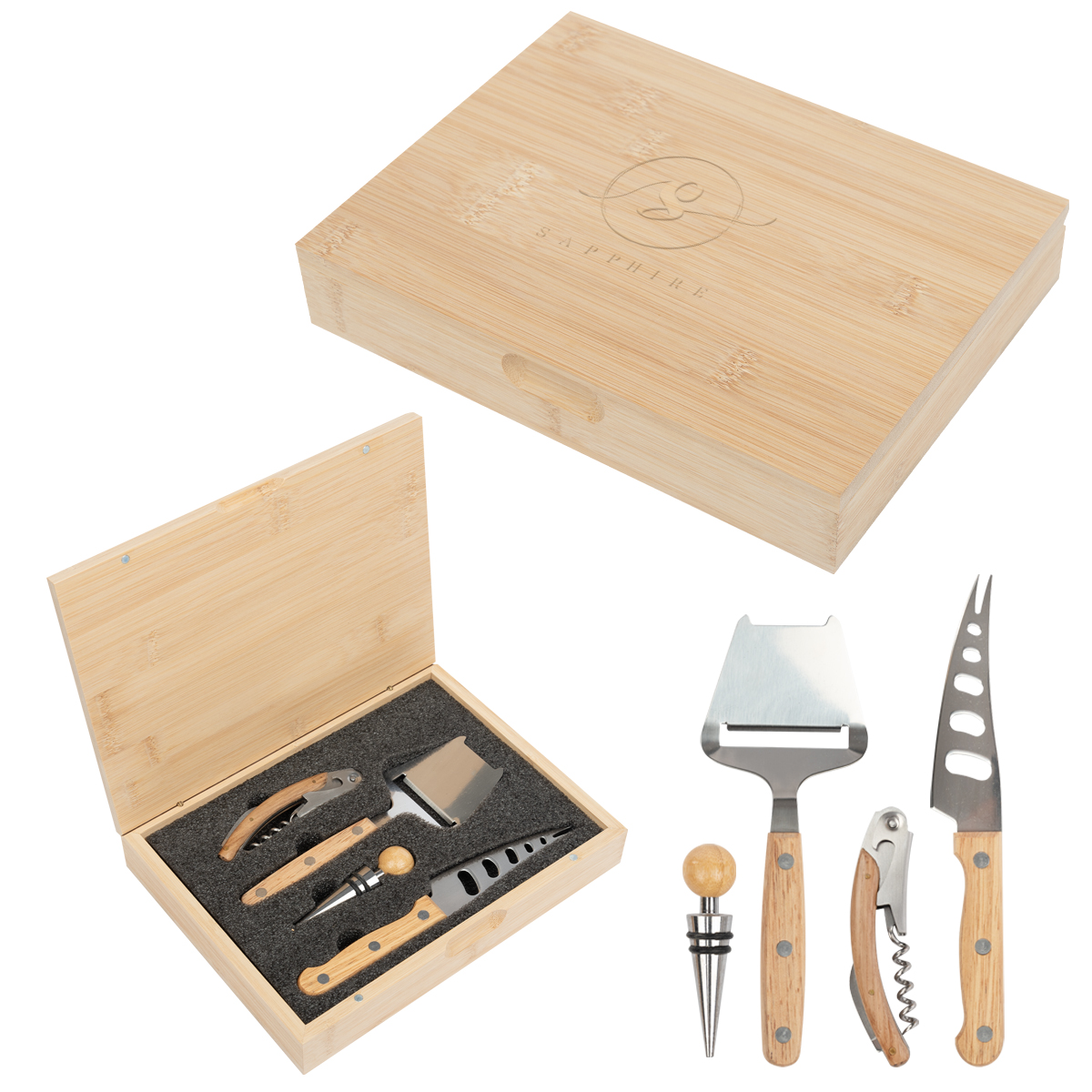 Perfect Pairing Wine & Cheese Knife Set 3