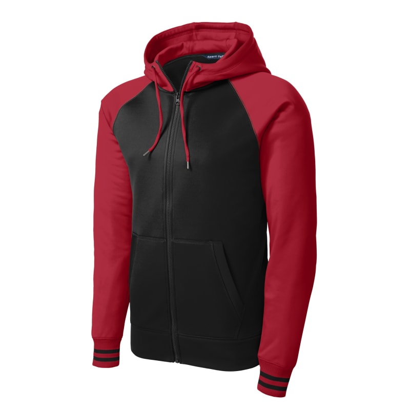 Sport-Tek Sport-Wick Varsity Fleece Full-Zip Hooded Jacket. 19