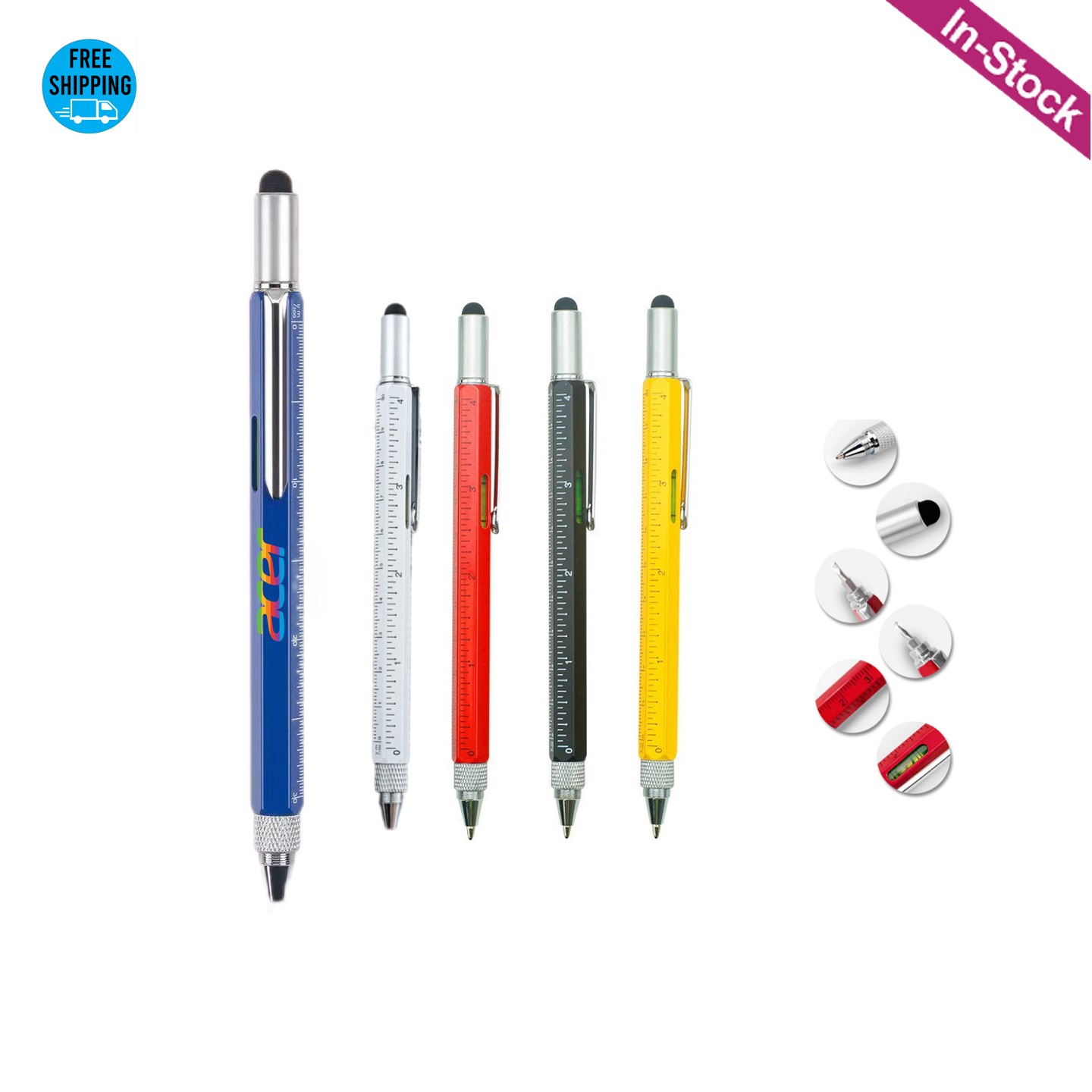 Metal Multi-tool Ballpoint Pen 5