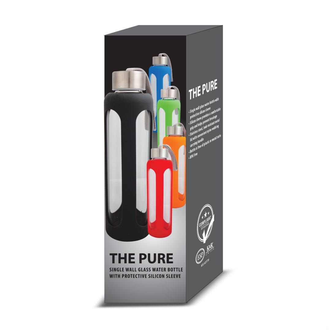 Pure Bottle - 17oz, custom glassware with logo imprint 14