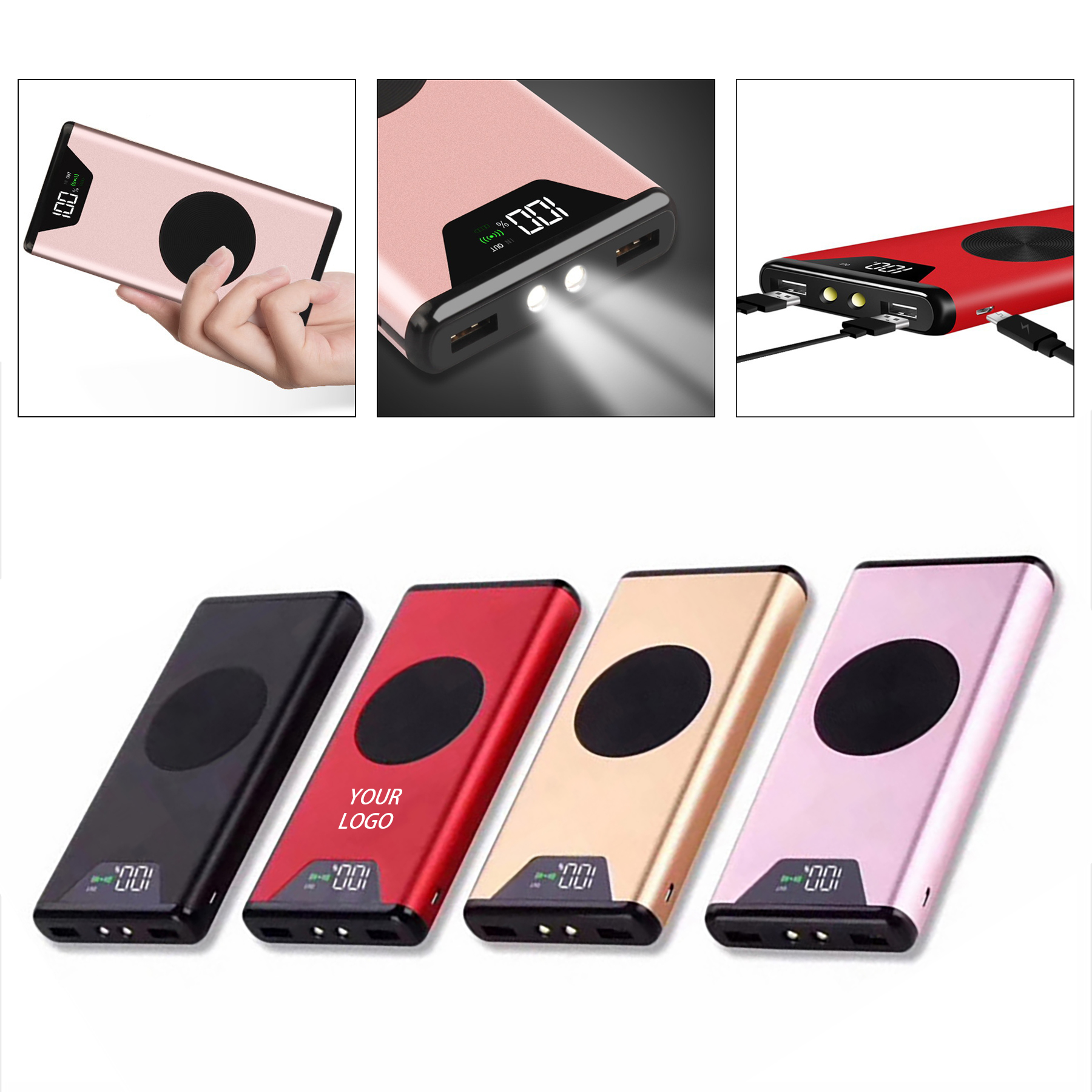 10000mah Wireless Charger Powerbank 1