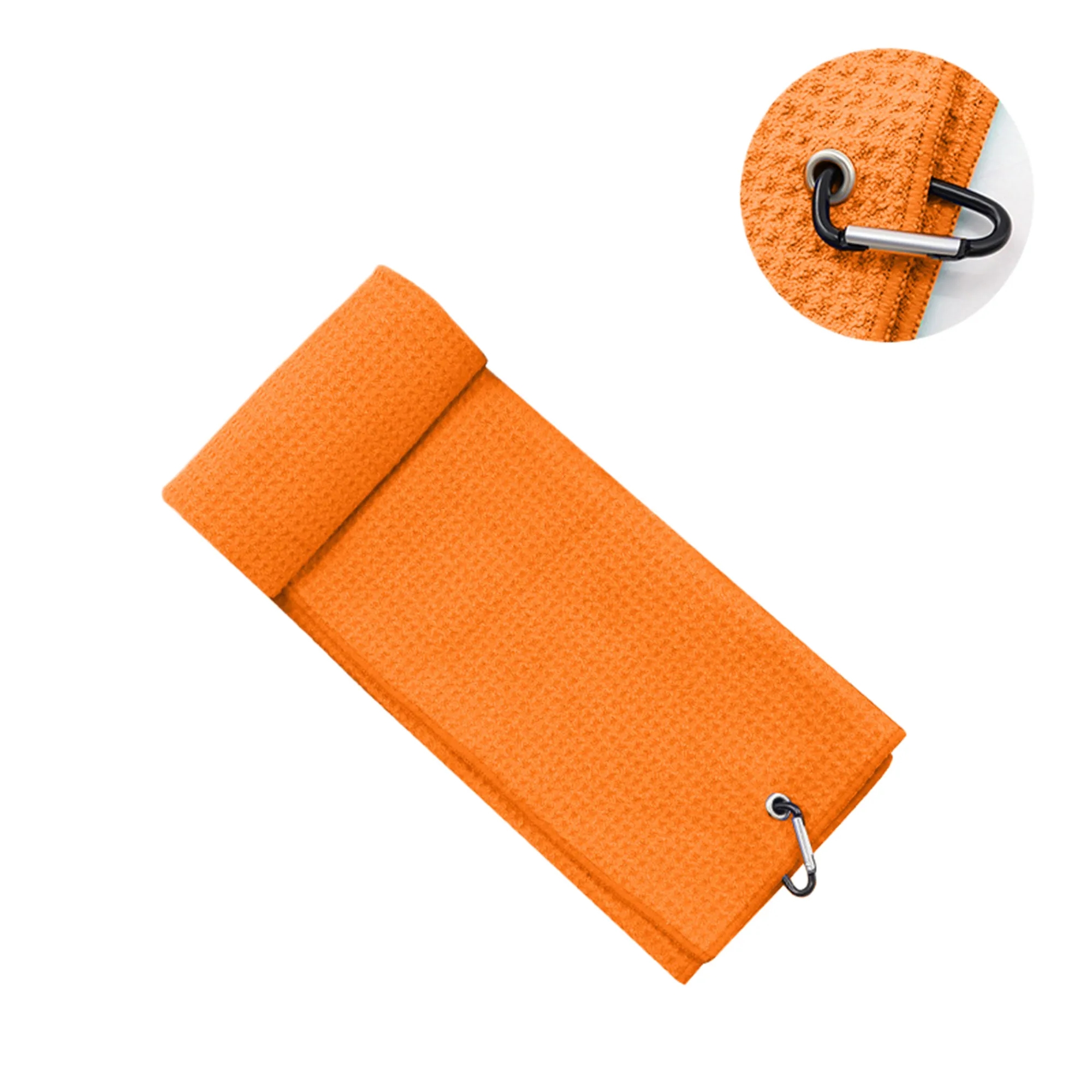 MOQ50 400GSM Microfiber Waffle Golf Towel 4