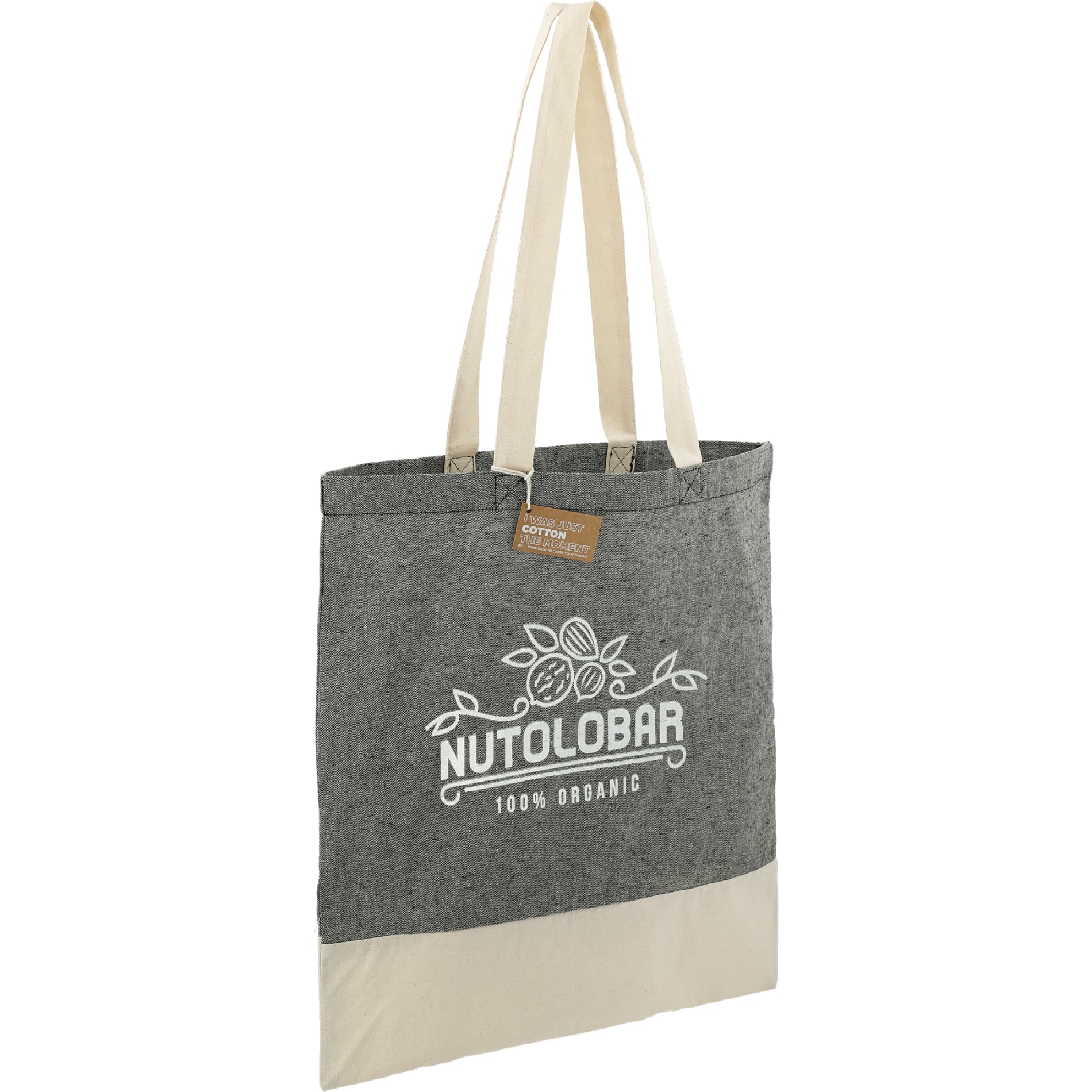 Split Recycled 5oz Cotton Twill Convention Tote 5