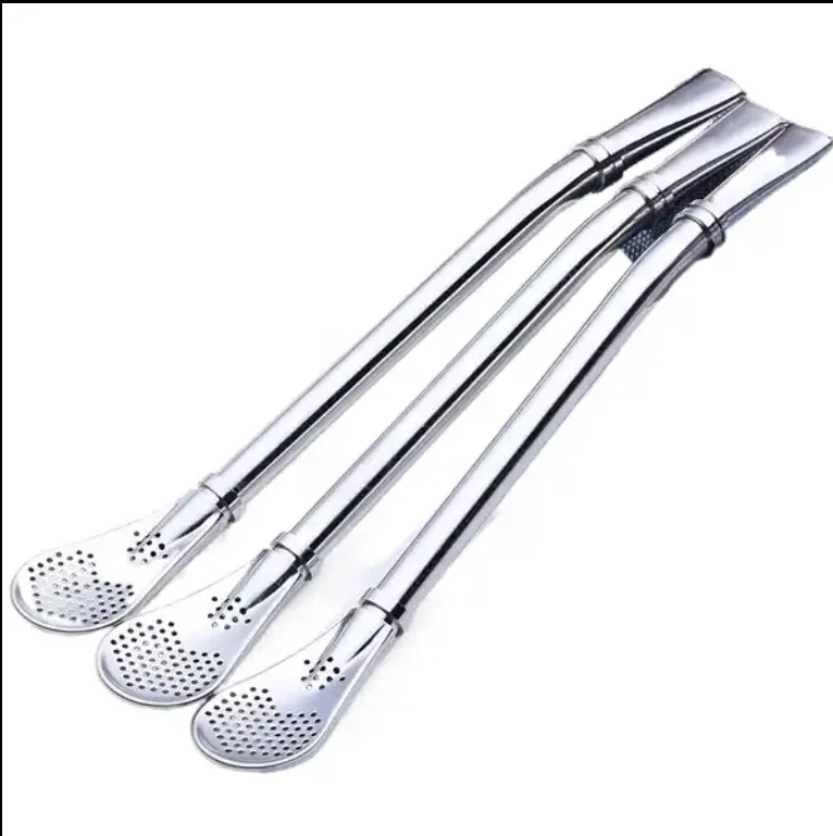 Drinking Straws With Filter Spoon 3