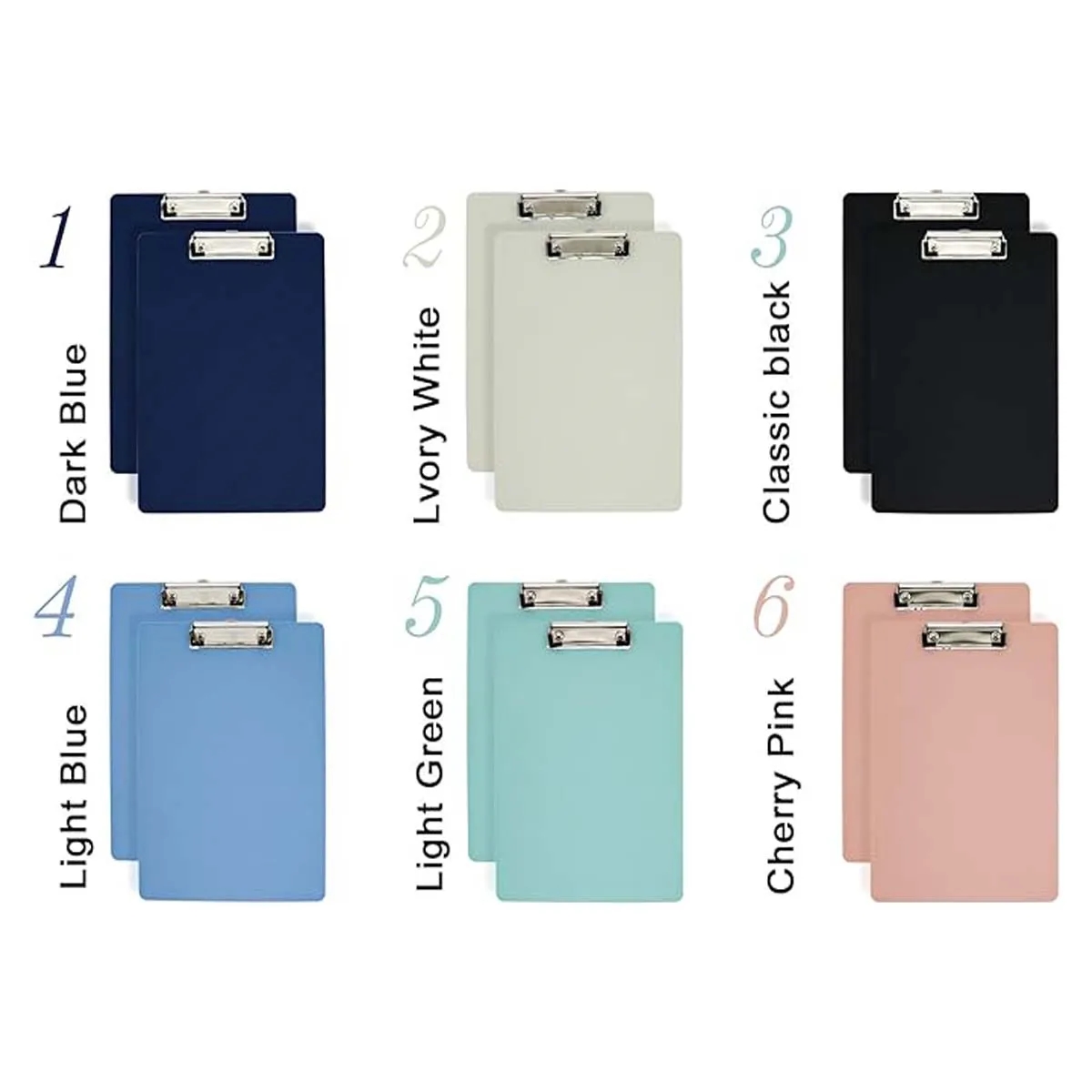 Assorted Color Office Clipboard 7