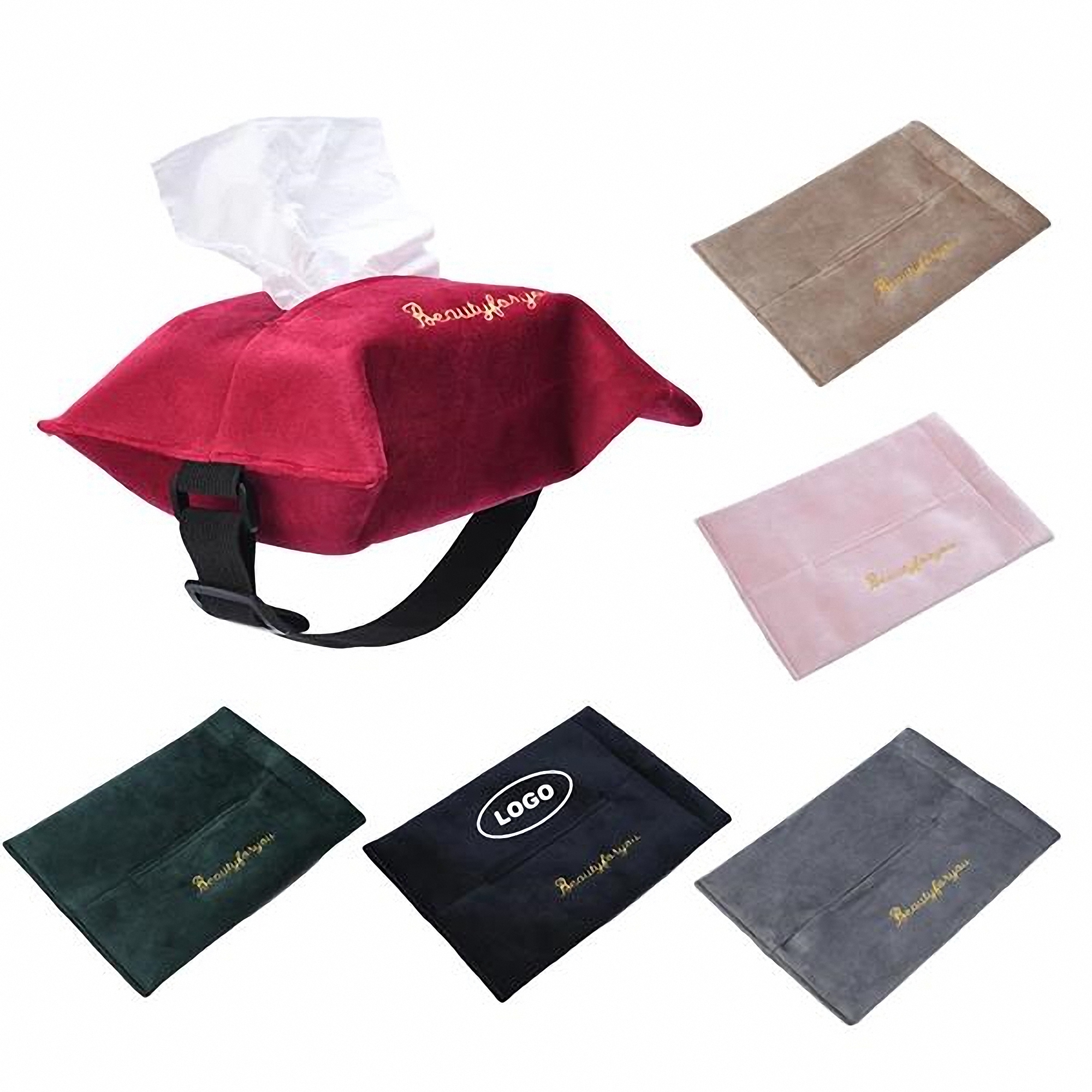 Velvet Tissue Box Cover 4