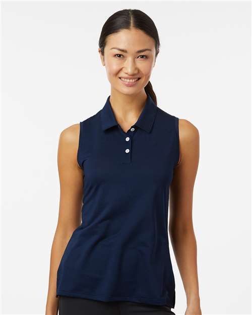Women's Ottoman Sleeveless Polo - A1005 9