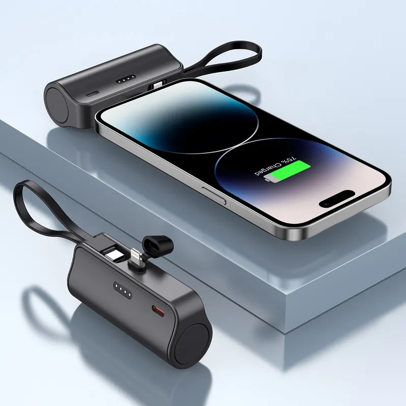 5000mAh Power Bank with Built-in Type-C Cable 7