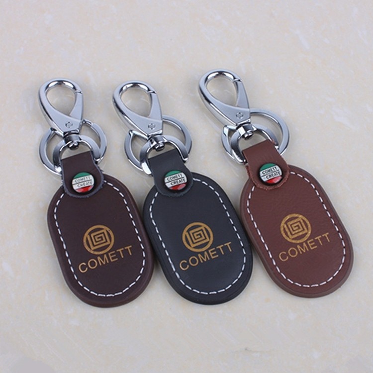 Metal Genuine leather key chain 2