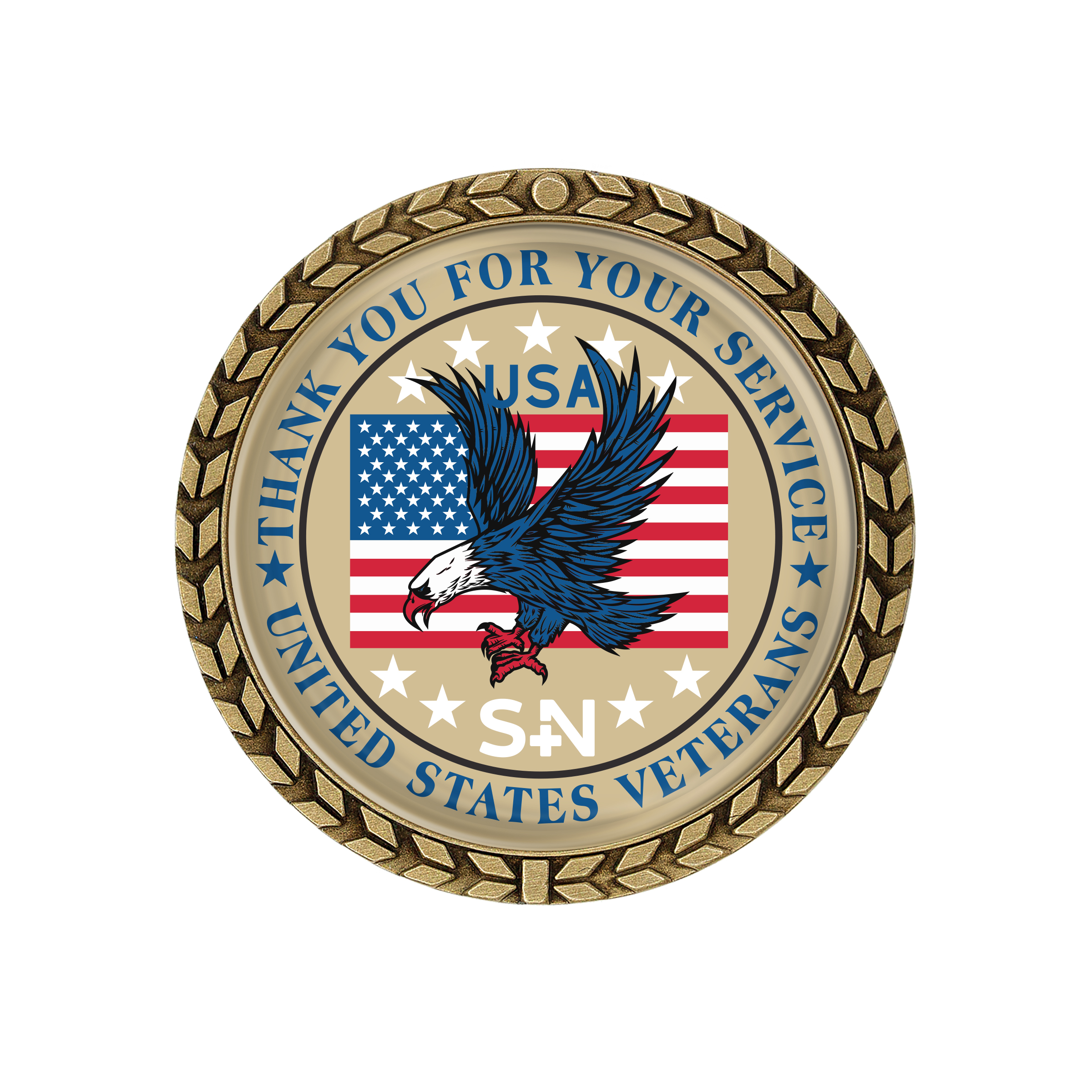 1.75" Speed Coin Wreath Border