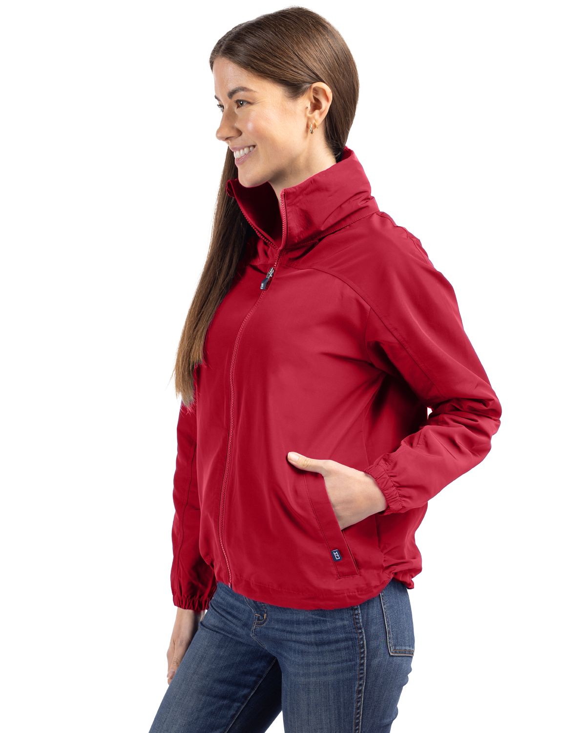 Cutter & Buck Charter Recycled Packable Womens Full Zip Jacket? 43
