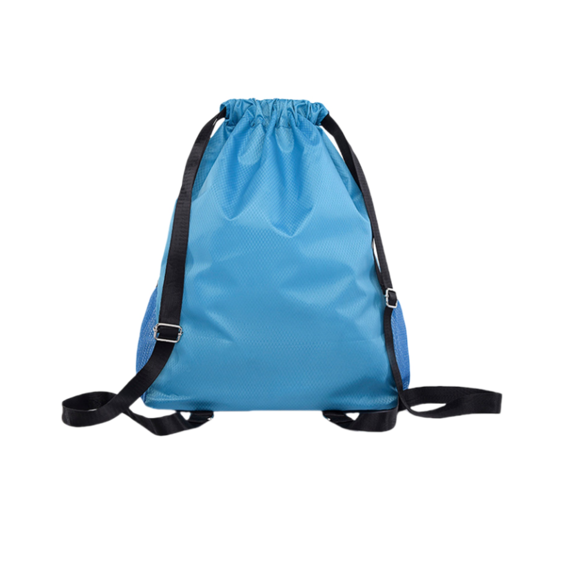 Waterproof Drawstring Backpack with Water Bottle Holder 3