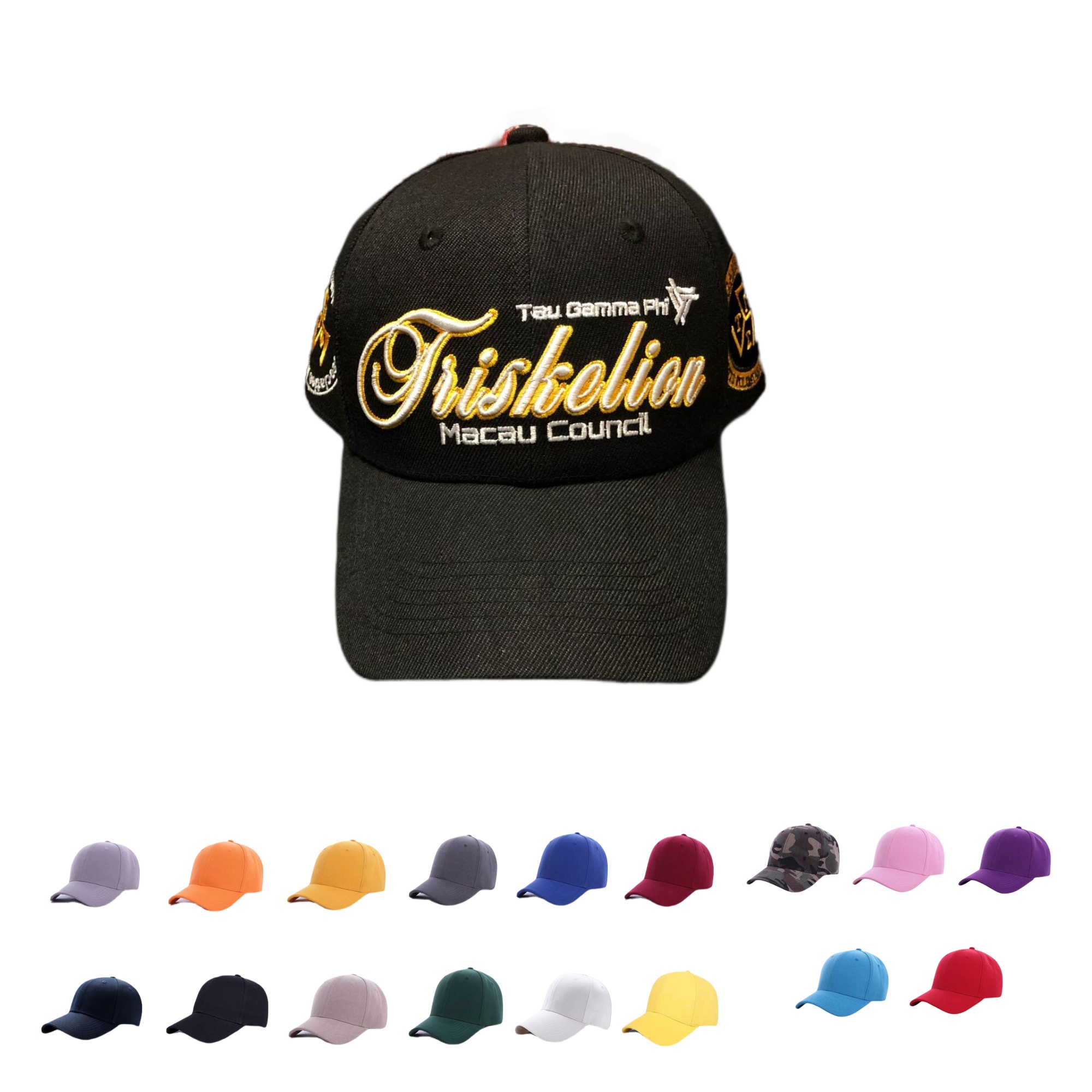 6 Panel Cotton Baseball Cap 6