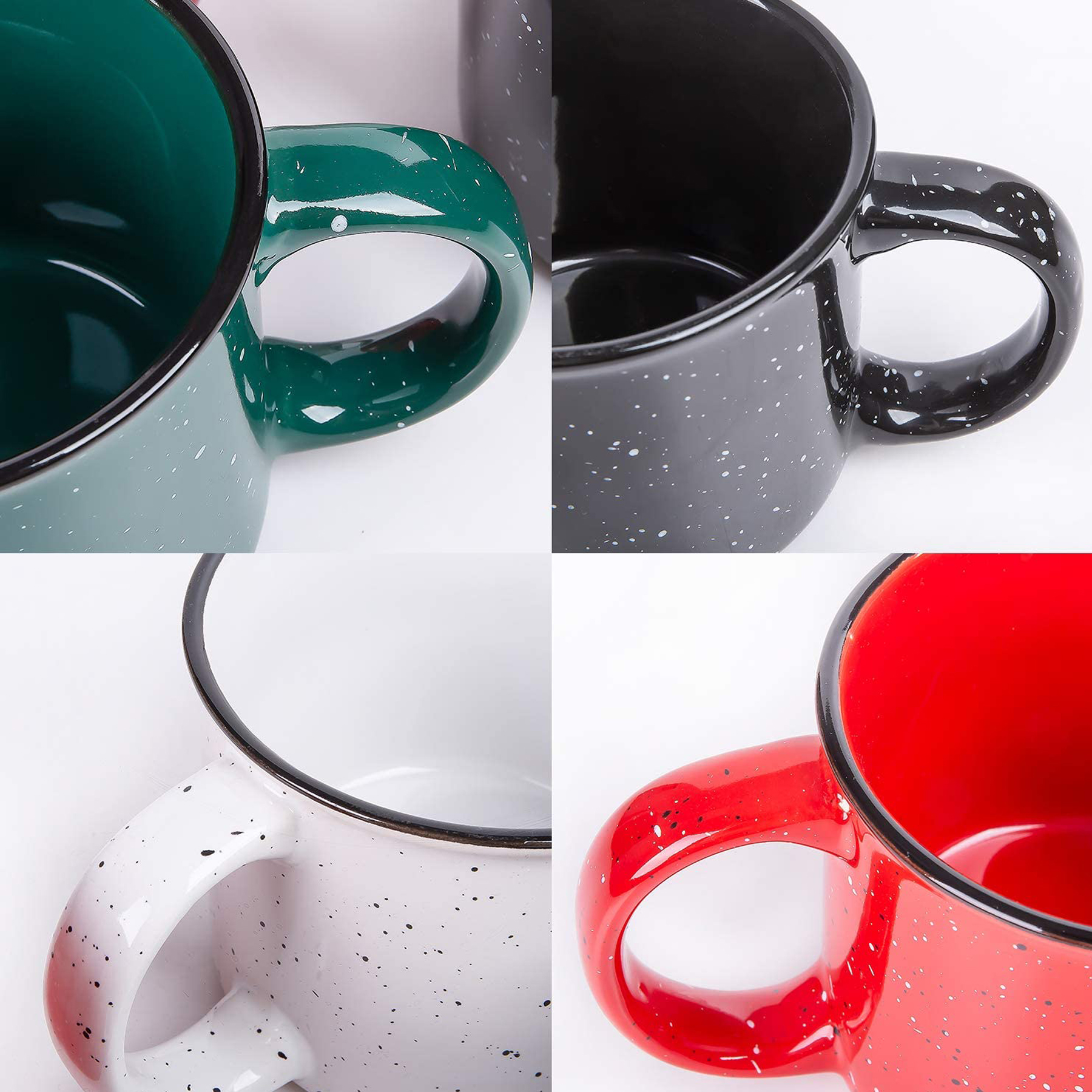 12 Ounce Ceramic Speckled Campfire Coffee Mug 2