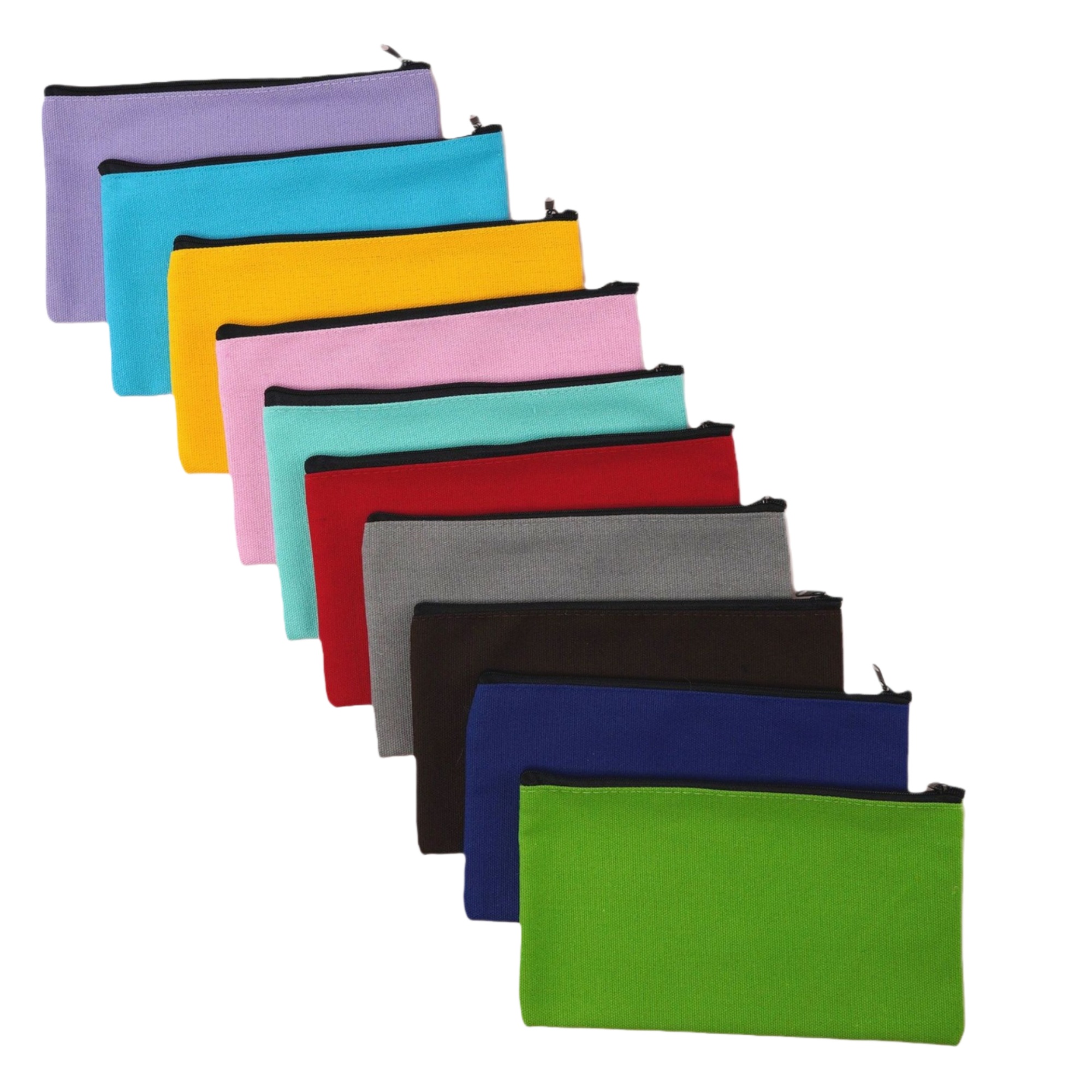 Multi-Purpose Canvas Pencil Pouch Travel Makeup Bag 14