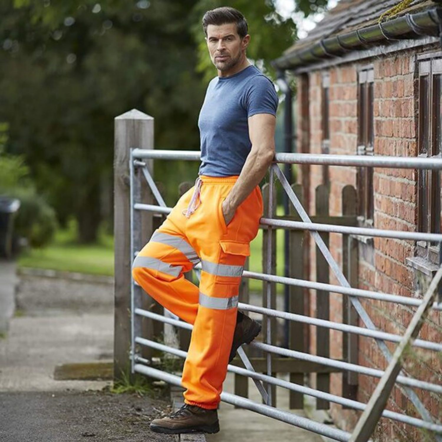 Sweatpants Class 3 High Vis Reflective Safety Workwear Joggers 5