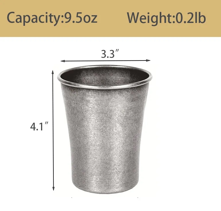 Vintage Oil Drum Stainless Steel Mug 8