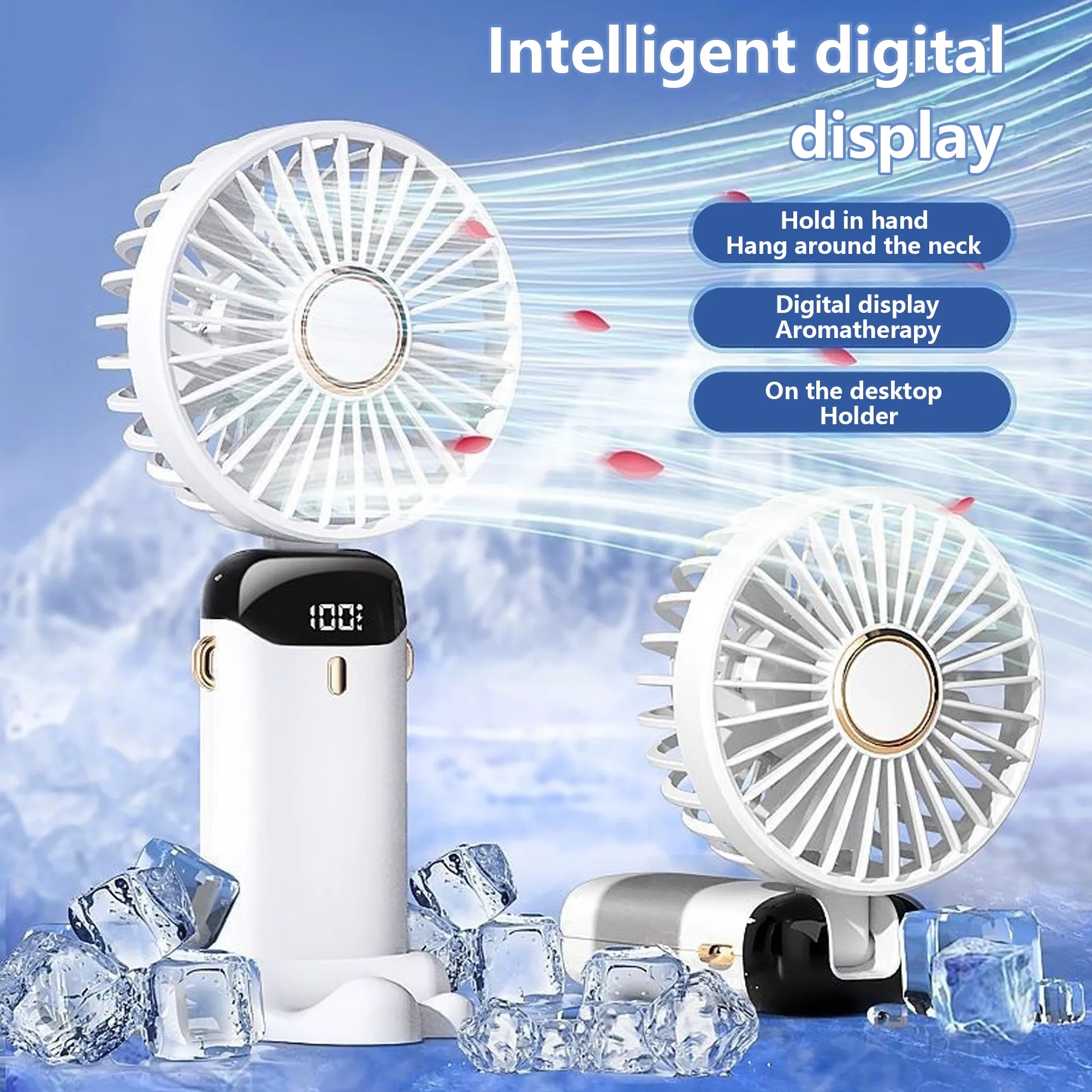 5 Speed Adjustable Portable Folding Mini Fan 4