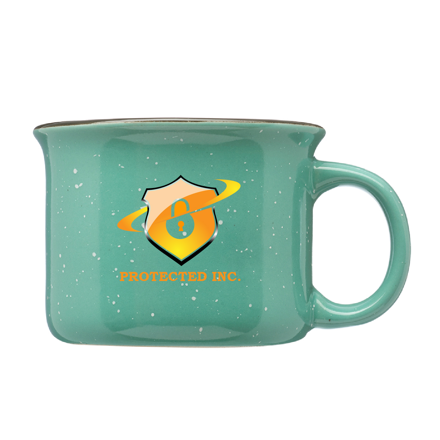 8 oz. Speckled Hearth Ceramic Mug (Full Color Imprint) 11