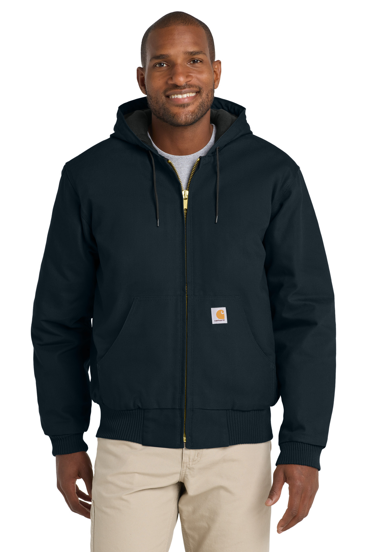 Carhartt® Quilted-Flanne-Lined Duck Active Jacket 6