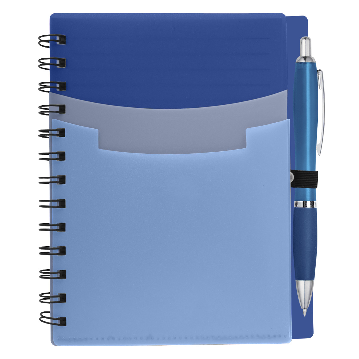 Tri-Pocket Notebook & Satin Pen 19