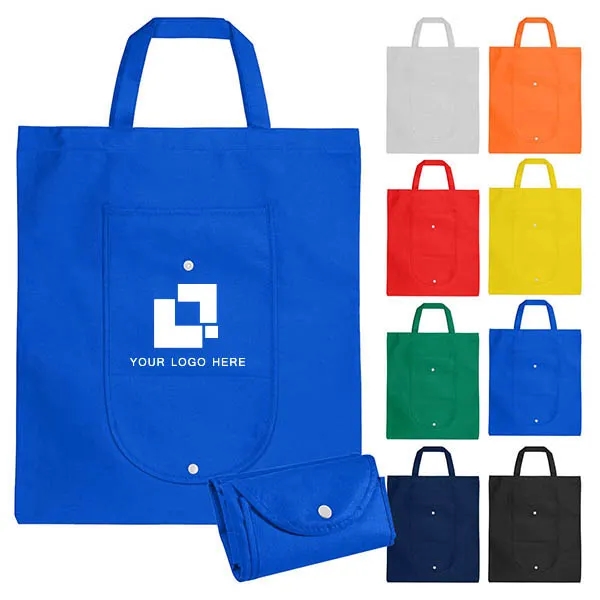 Recycled Pet Folding Non-woven Tote Bags 5