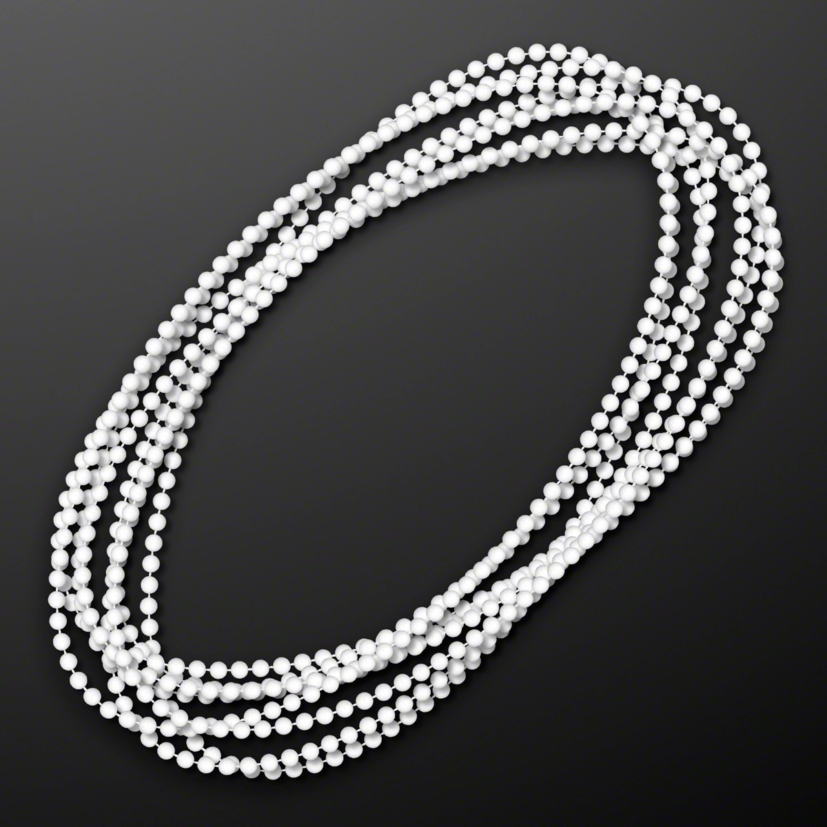 7MM 33" Round Beaded Necklaces 34