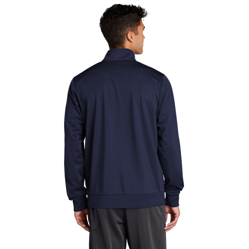 Sport-Tek Tricot Sleeve Stripe Track Jacket. 7